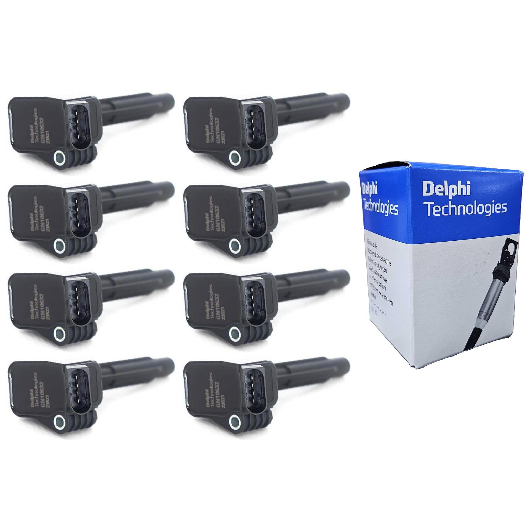 Kit 8 Bobinas de Ignição - Delphi - GN10632 - (1)