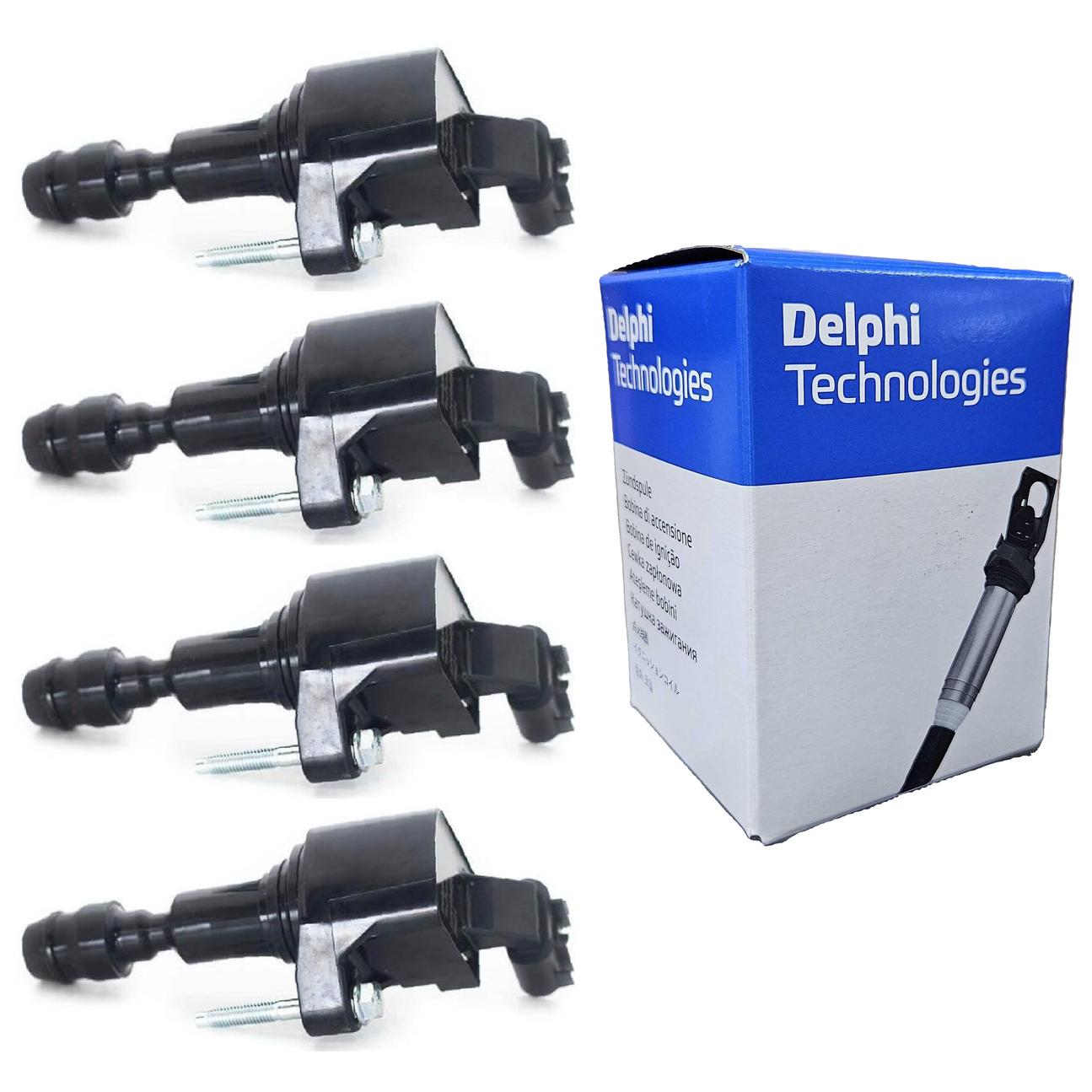 Kit 4 Bobinas de Ignição - Delphi - GN10485 - (1)