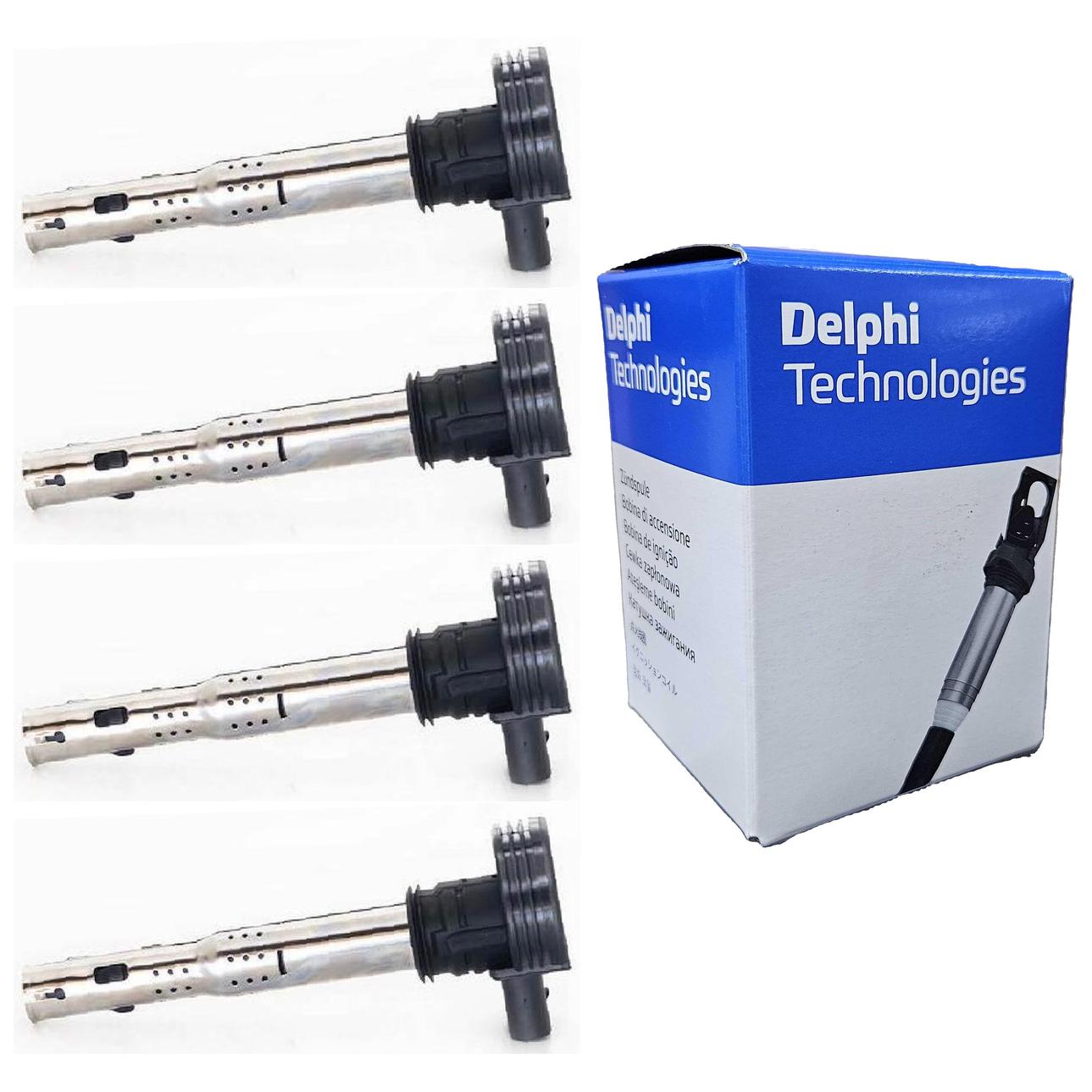 Kit 4 Bobinas de Ignição - Delphi - CE20034 - (1)