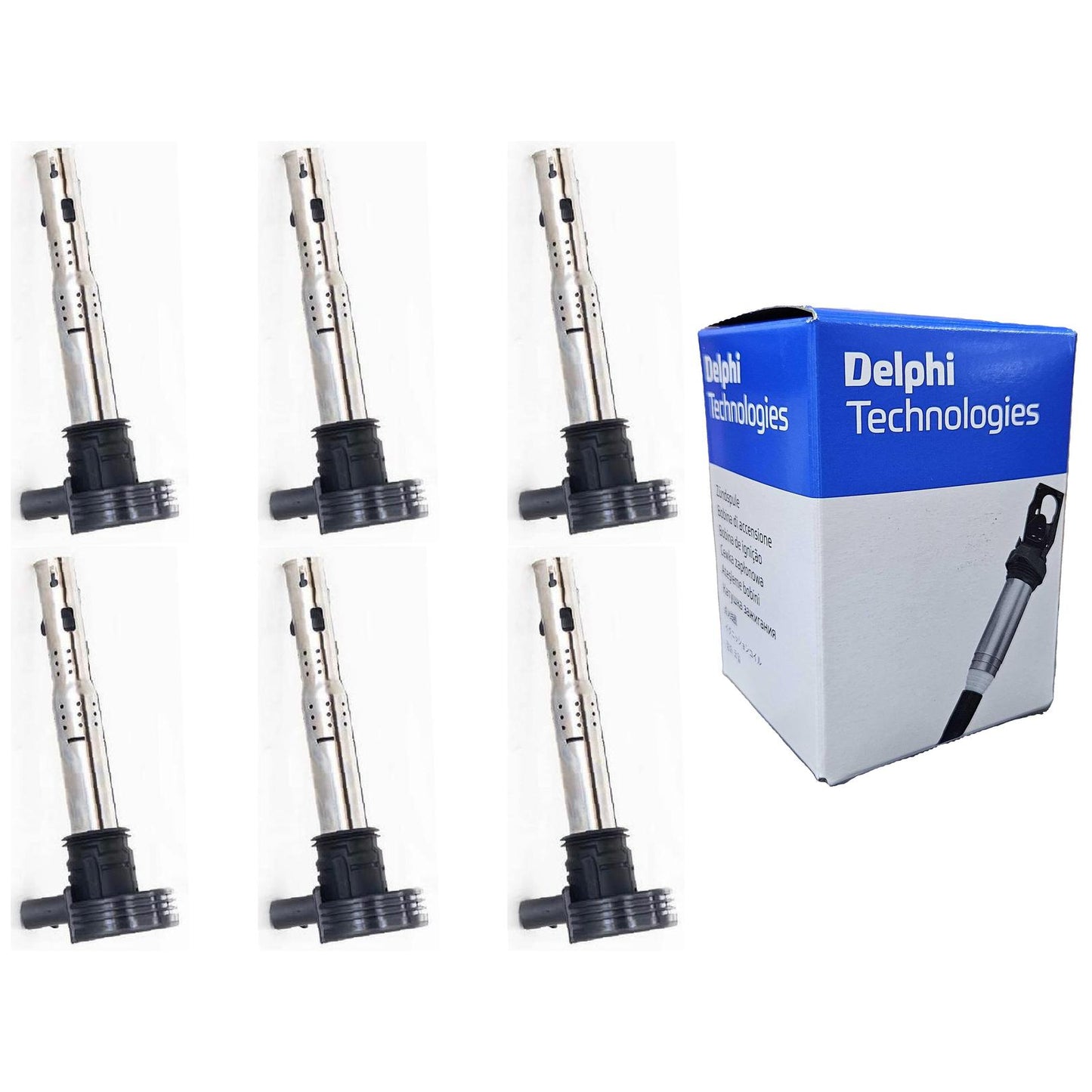 Kit 6 Bobinas de Ignição - Delphi - CE20034 - (1)