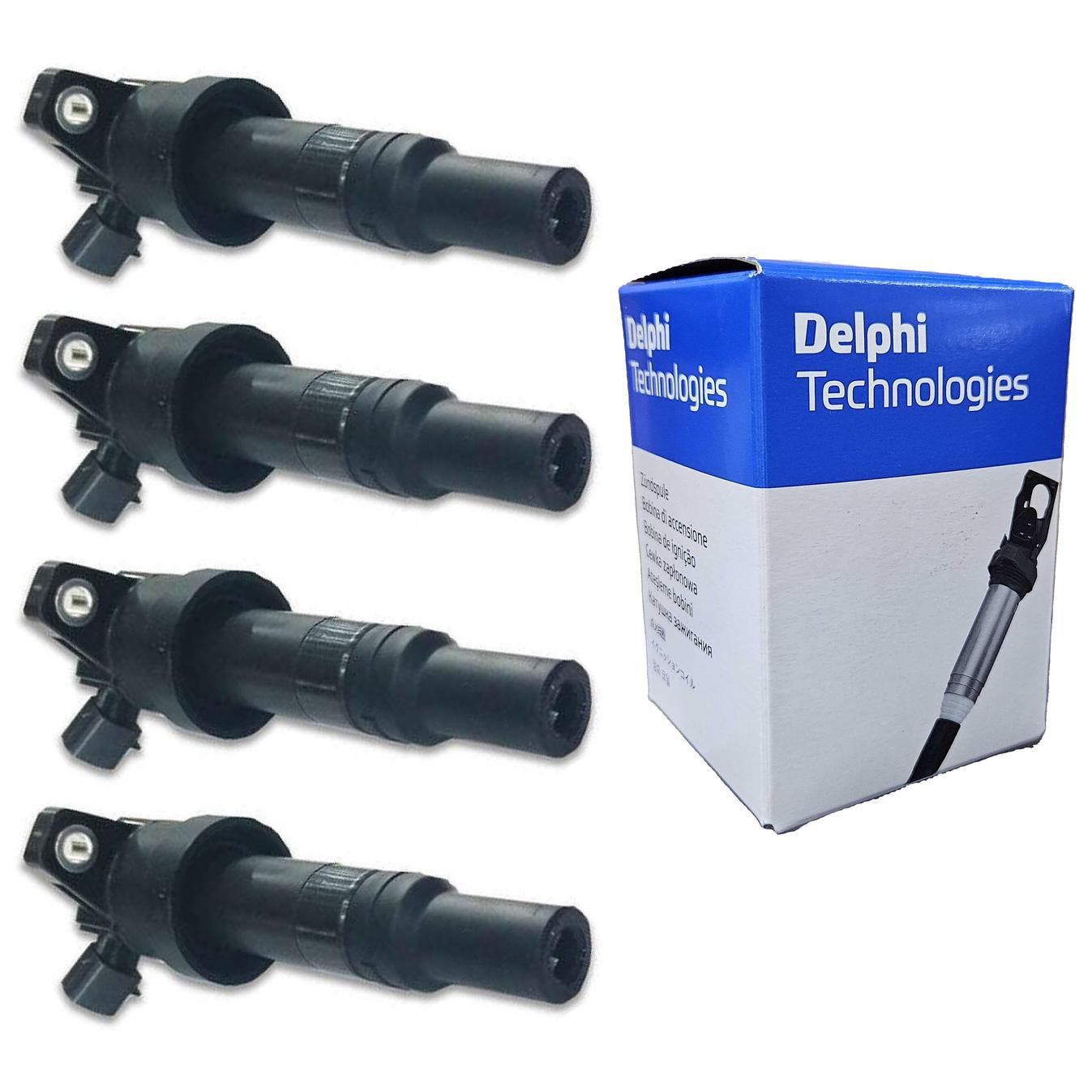 Kit 4 Bobinas de Ignição - Delphi - GN10585 - (1)