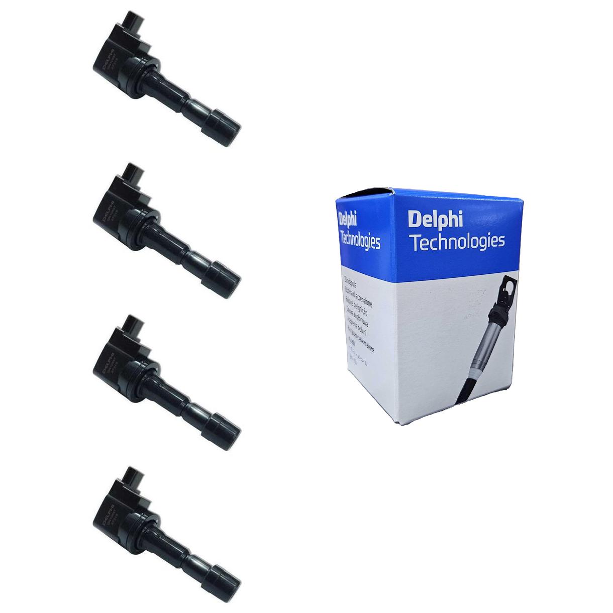 Kit 4 Bobinas de Ignição - Delphi - GN10547 - (1)