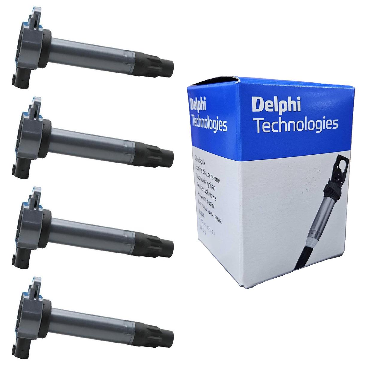 Kit 4 Bobinas de Ignição - Delphi - GN10519 - (1)