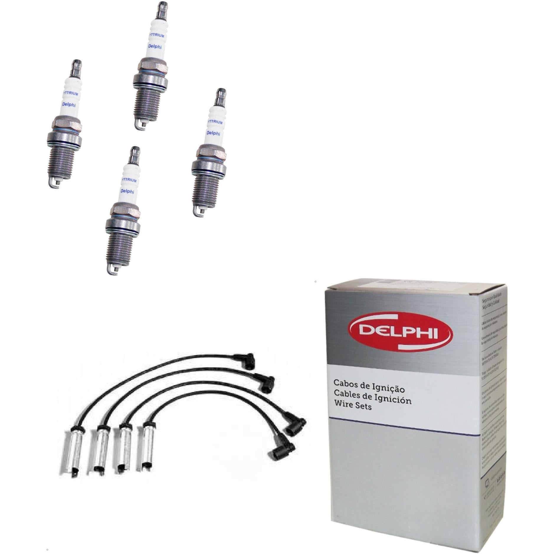 Kit Cabo Vela de Ignição Yttrium - Delphi - XH40003/XS10007 - (1)