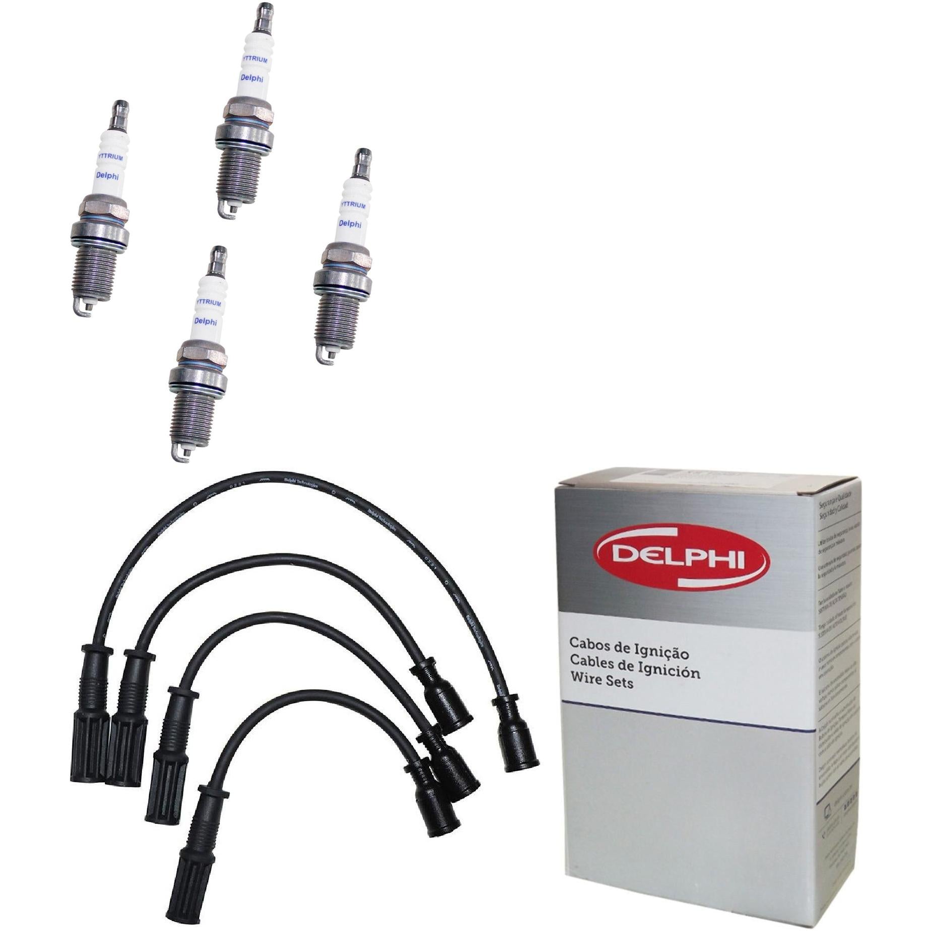 Kit Cabo Vela de Ignição Yttrium - Delphi - XH40006/XS10022 - (1)