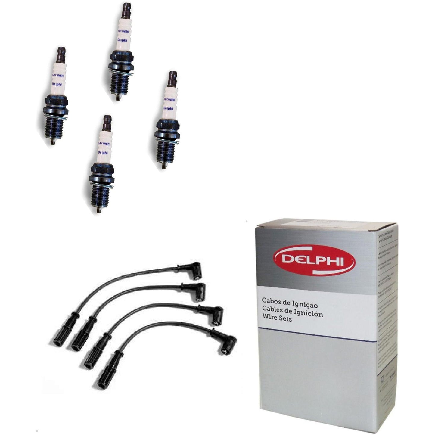 Kit Cabo Vela de Ignição D-Power - Delphi - XH70032/XS10024 - (1)