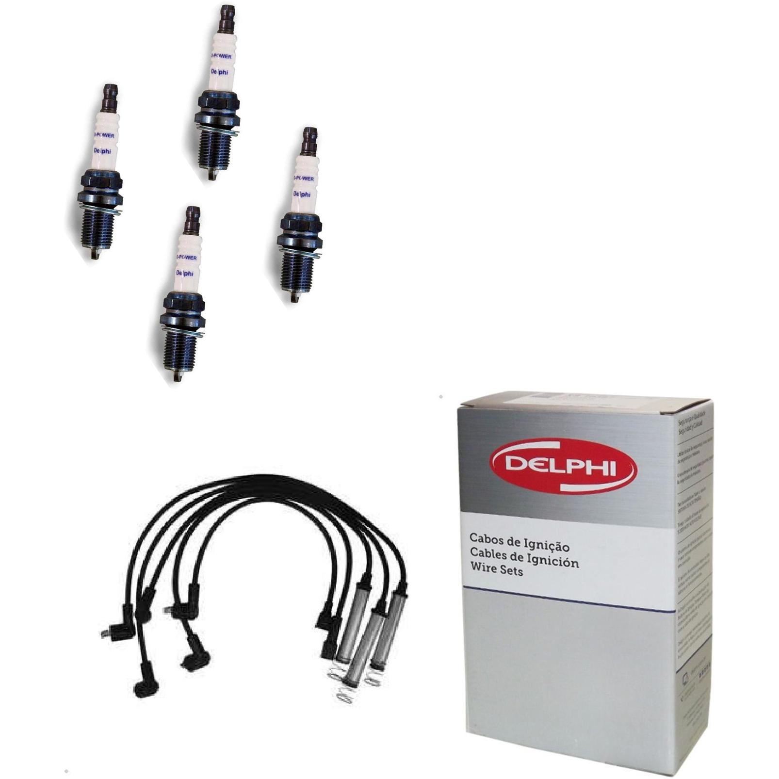 Kit Cabo Vela de Ignição D-Power - Delphi - XH70032/XS10094 - (1)