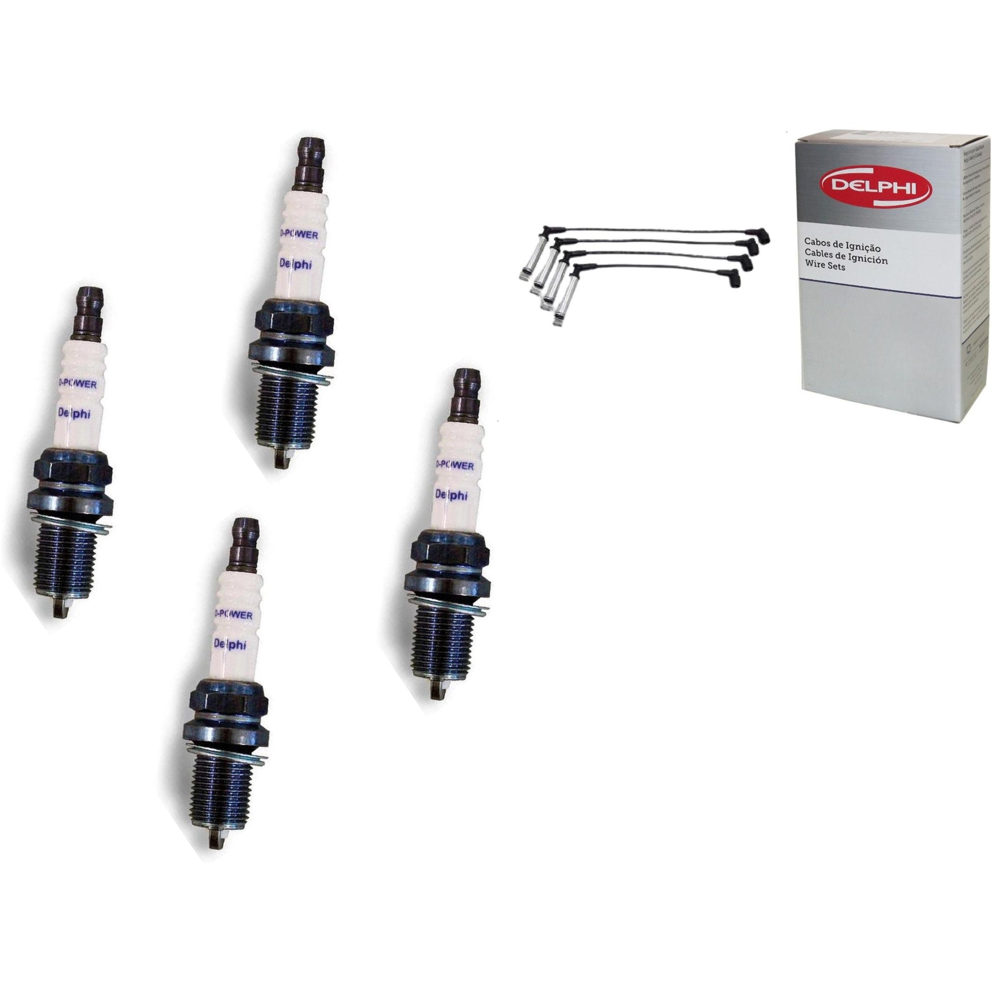 Kit Cabo Vela de Ignição D-Power - Delphi - XH70003/XS10587 - (1)
