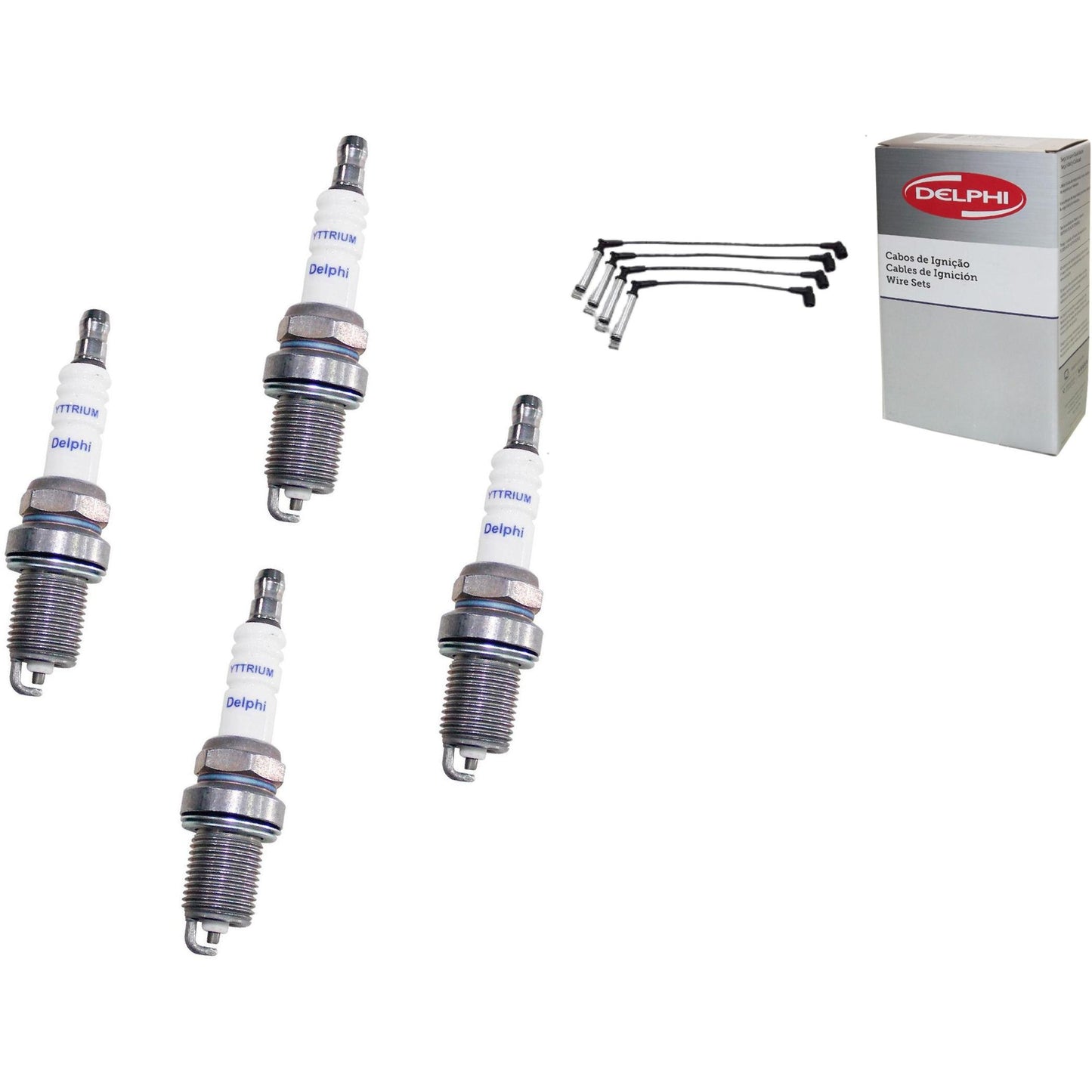 Kit Cabo Vela de Ignição Yttrium - Delphi - XH40006/XS10587 - (1)