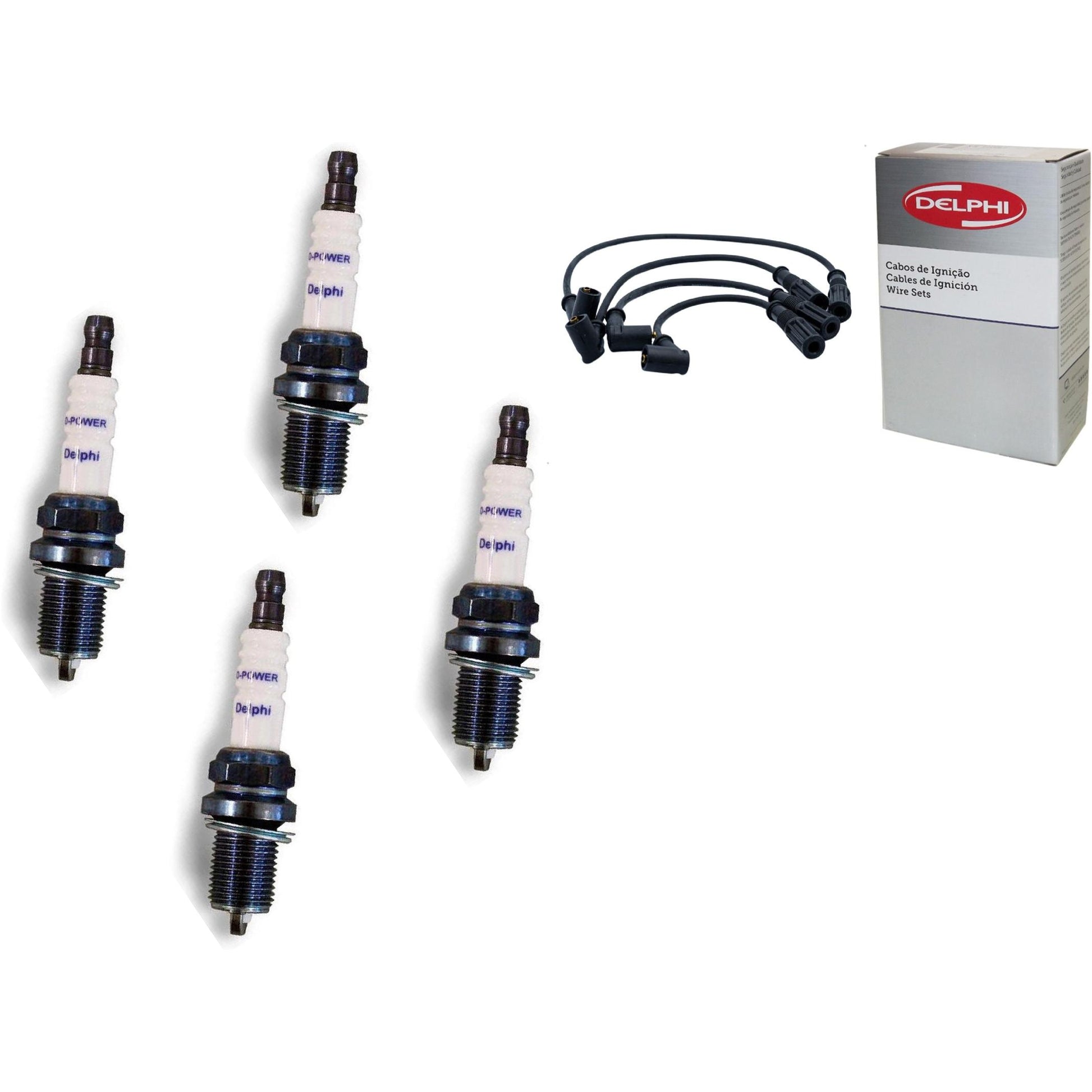 Kit Cabo Vela de Ignição D-Power - Delphi - XH70011/XS10585 - (1)
