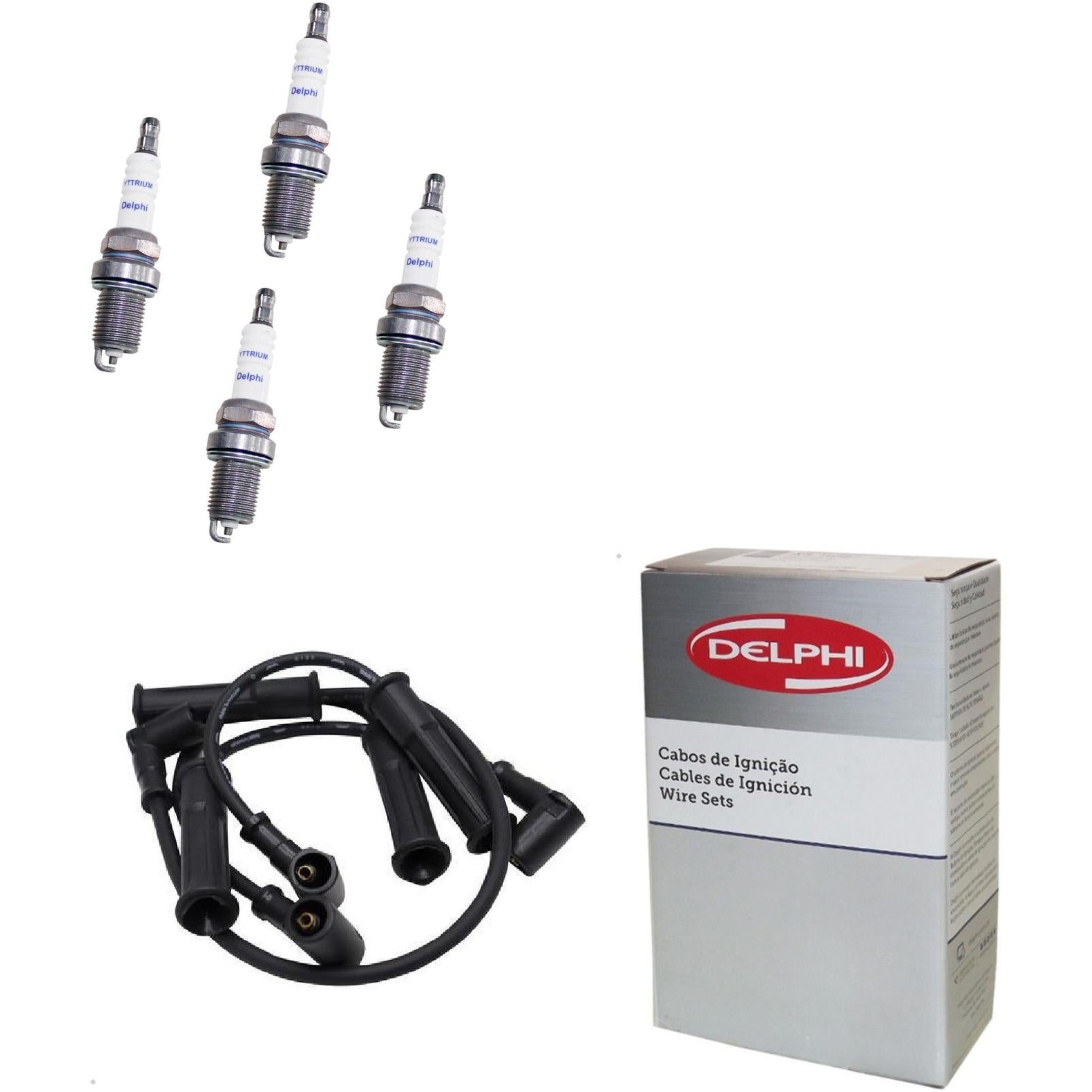 Kit Cabo e Vela de Ignição Yttrium - Delphi - XH40005 - (1)