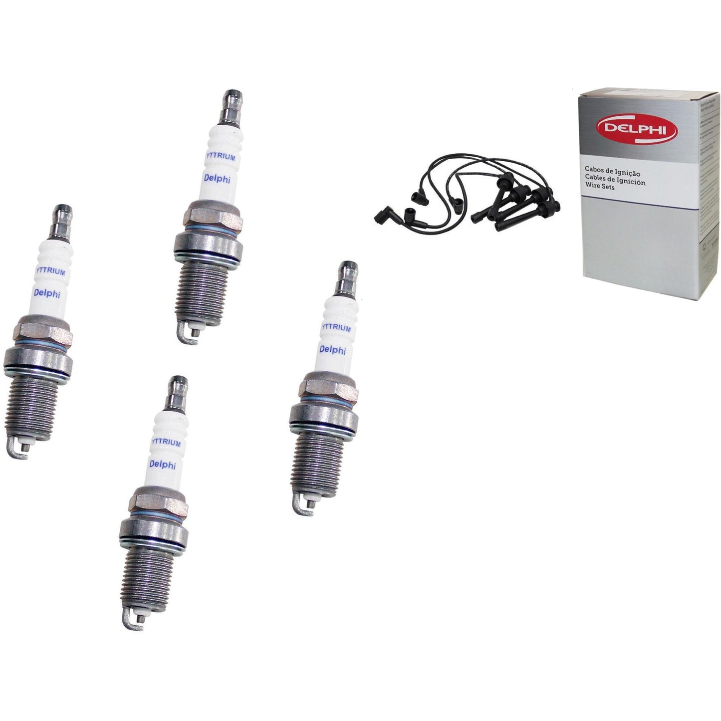 Kit Cabo e Vela de Ignição Yttrium - Delphi - XH40007/XS10659 - (1)