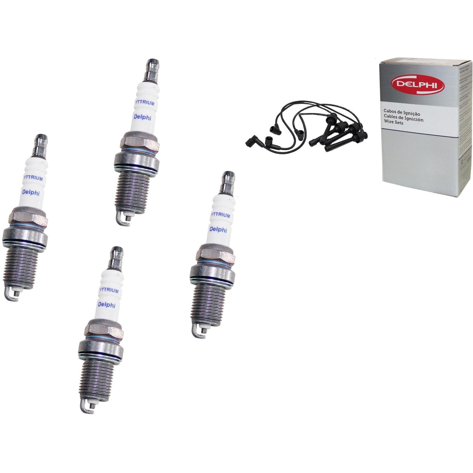 Kit Cabo e Vela de Ignição Yttrium - Delphi - XH40007/XS10659 - (1)