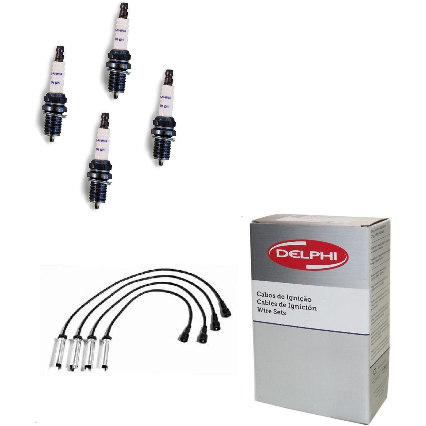 Kit Cabo Vela de Ignição D-Power - Delphi - XH70022/XS10006 - (1)