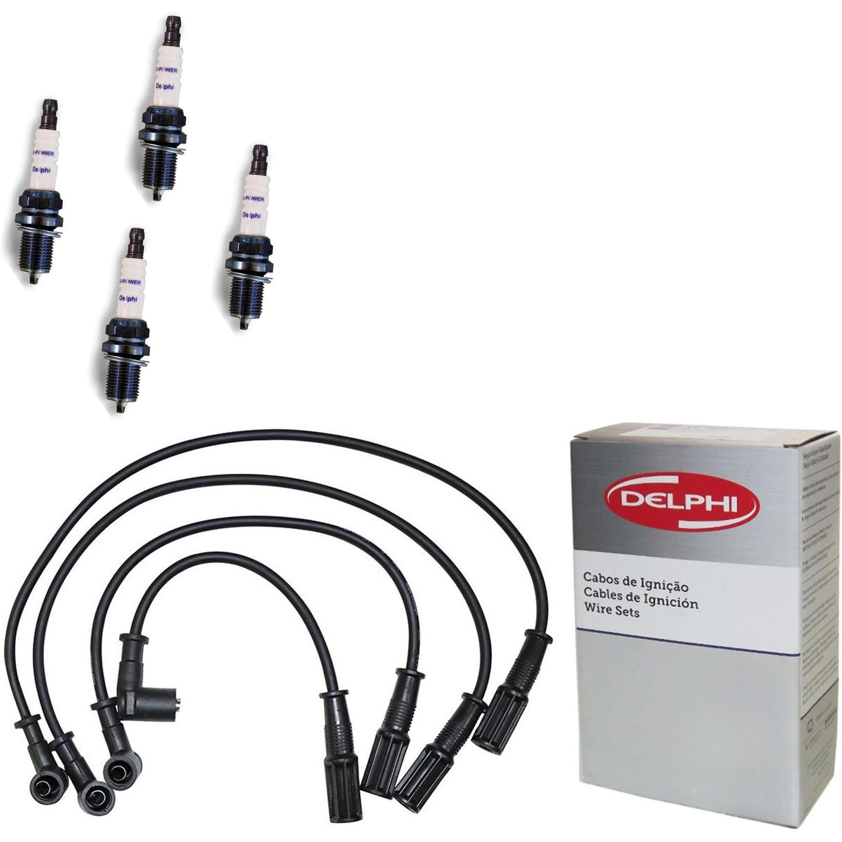 Kit Cabo Vela de Ignição D-Power - Delphi - XH70003/XS10056 - (1)
