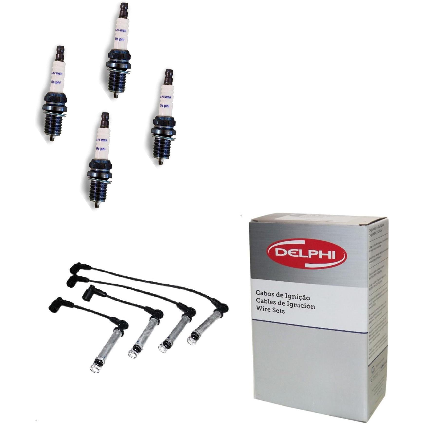 Kit Cabo Vela de Ignição D-Power - Delphi - XH70007/XS10586 - (1)