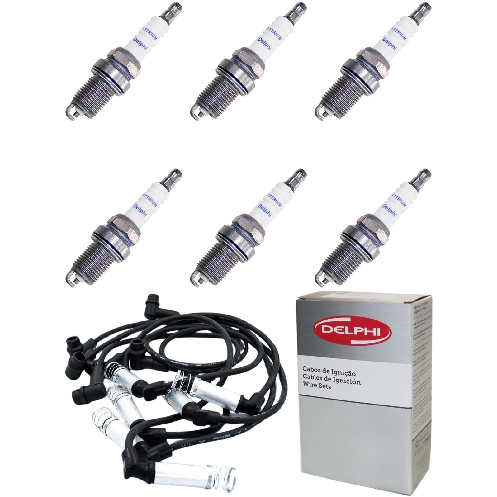 Kit Cabo Vela de Ignição Yttrium - Delphi - XH40003/XS10654 - (1)