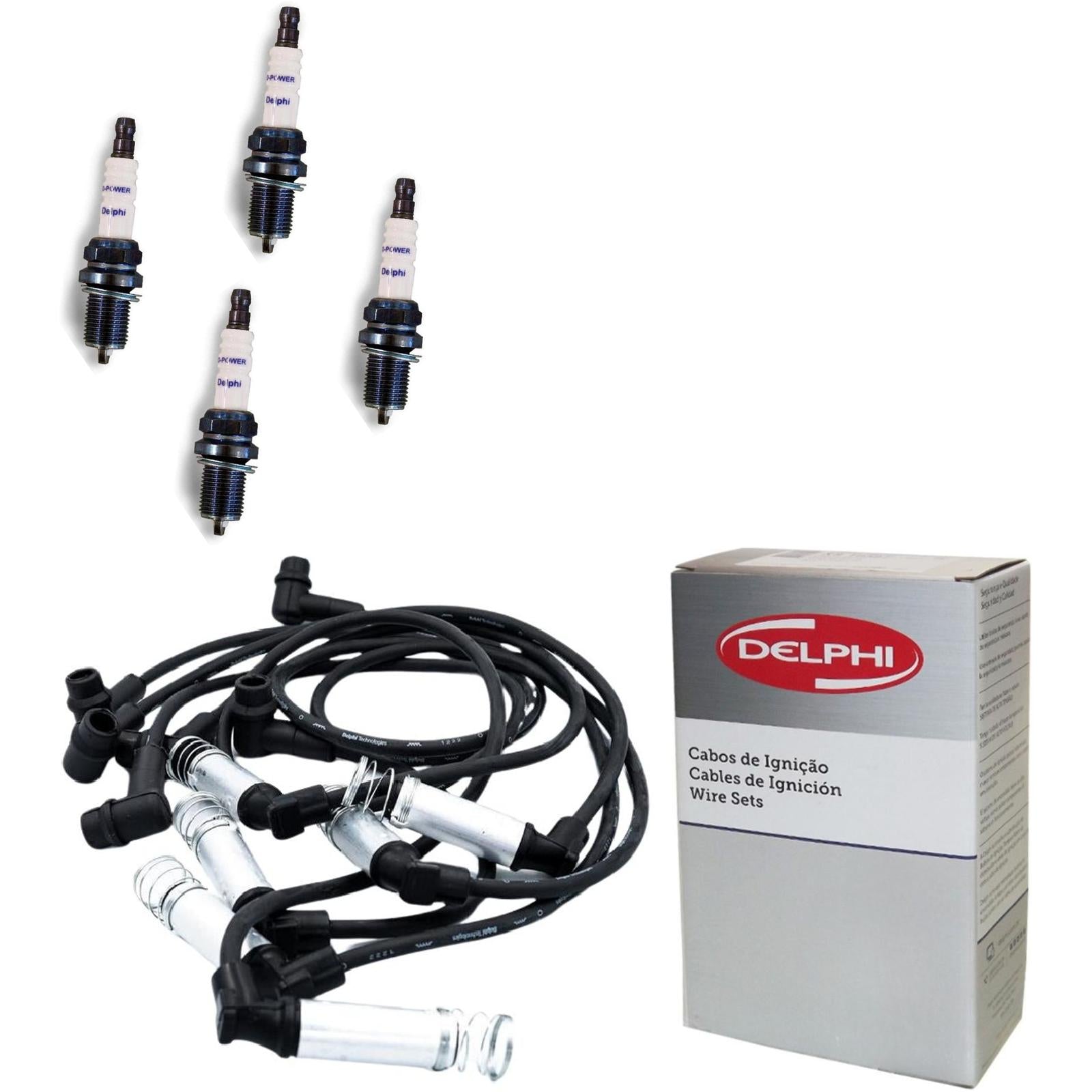Kit Cabo Vela de Ignição D-Power - Delphi - XH70022/XS10654 - (1)