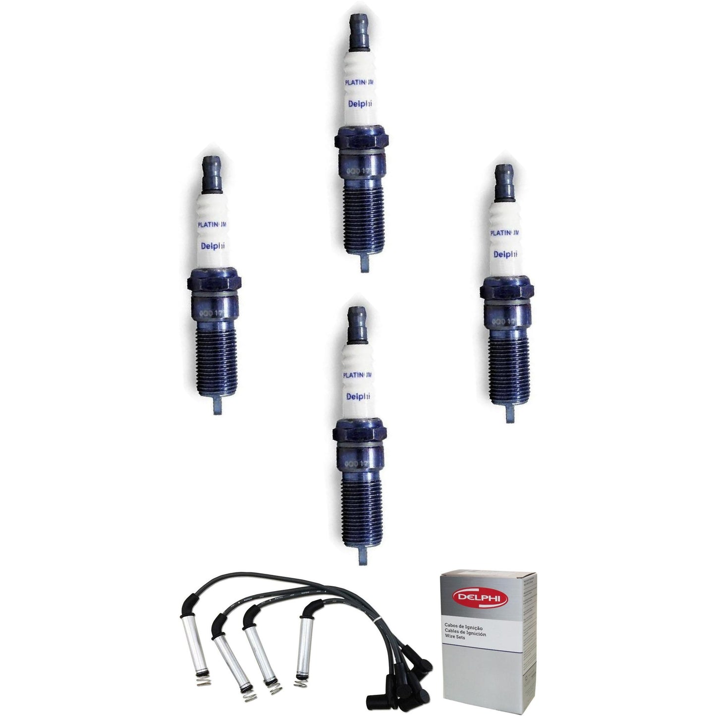 Kit Cabo e Vela de Ignição Platinum - Delphi - XH50010 - (1)