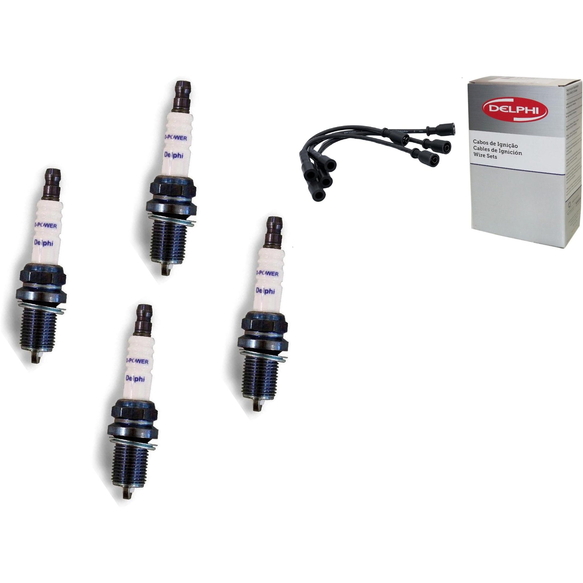 Kit Cabo Vela de Ignição D-Power - Delphi - XH70013/XS10581 - (1)