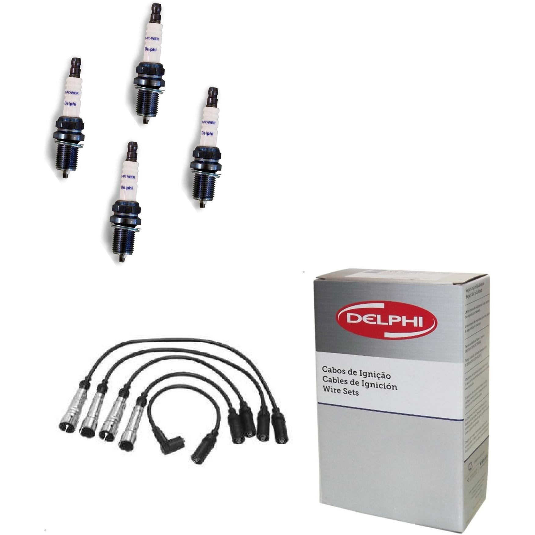 Kit Cabo Vela de Ignição D-Power - Delphi - XH70042/XS10076 - (1)