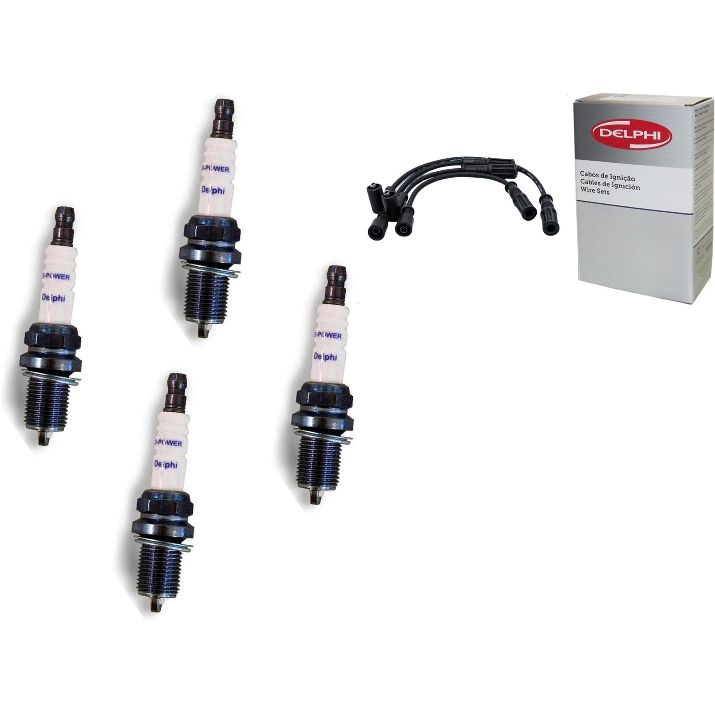 Kit Cabo Vela de Ignição D-Power - Delphi - XH70001/XS10565 - (1)