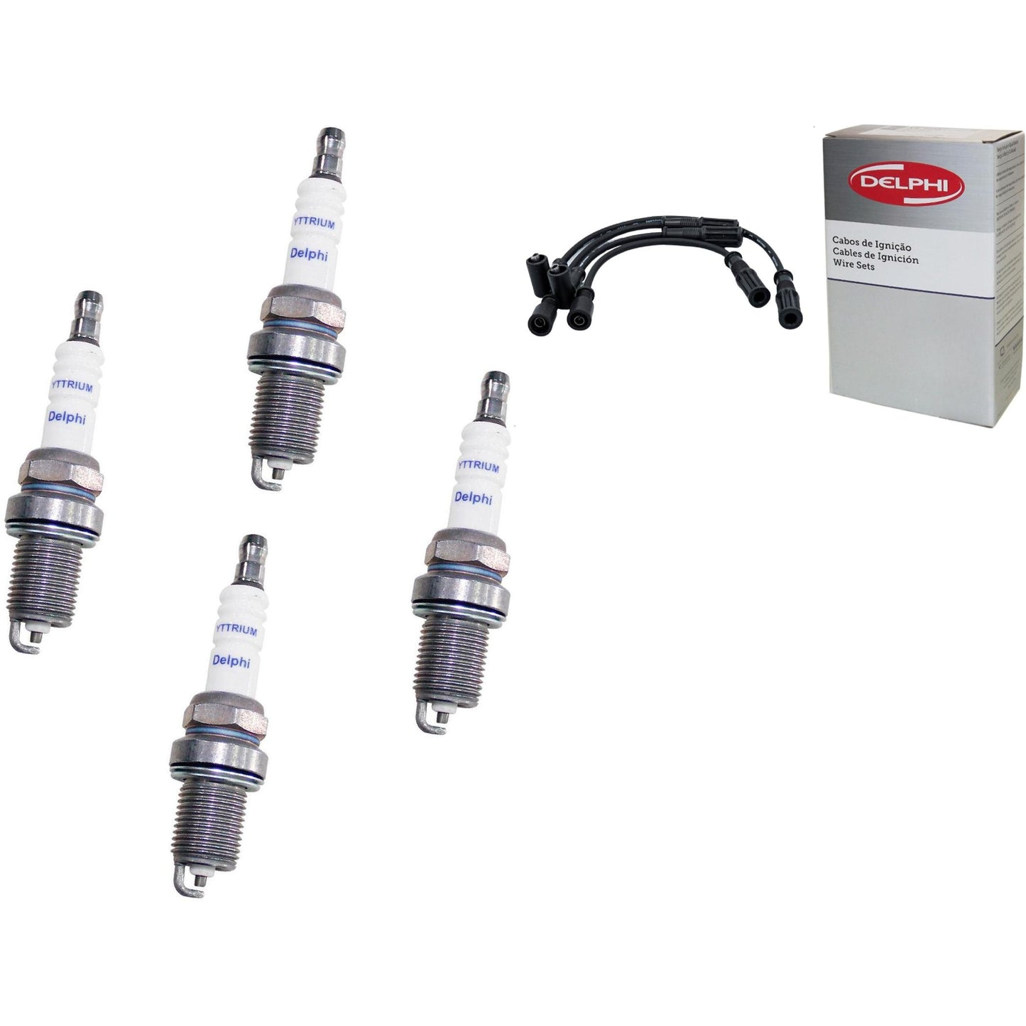 Kit Cabo Vela de Ignição Yttrium - Delphi - XH40003/XS10565 - (1)
