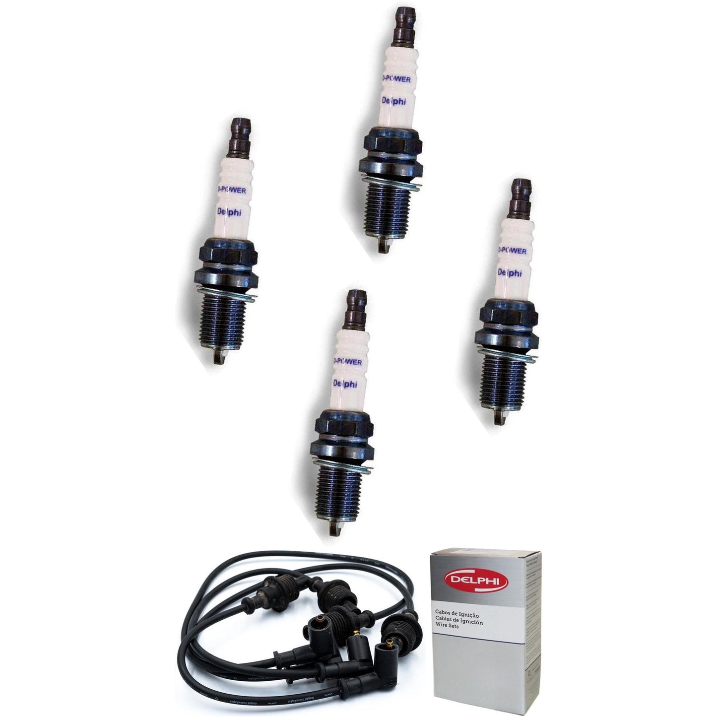 Kit Cabo Vela de Ignição D-Power - Delphi - XH70007/XS10576 - (1)