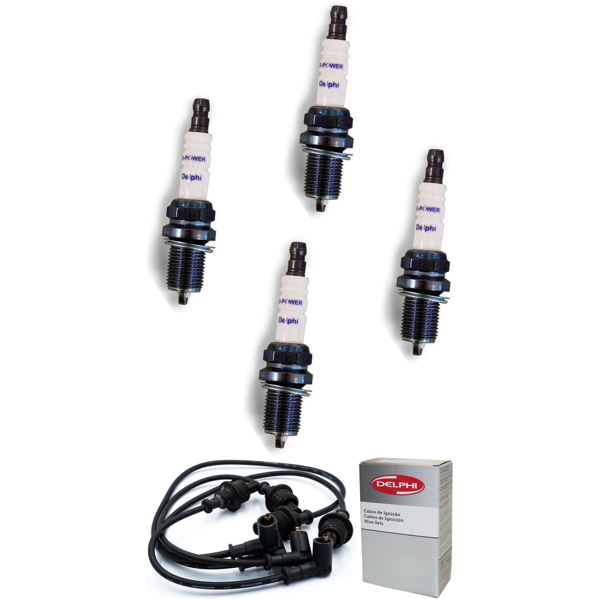 Kit Cabo Vela de Ignição D-Power - Delphi - XH70007/XS10576 - (1)