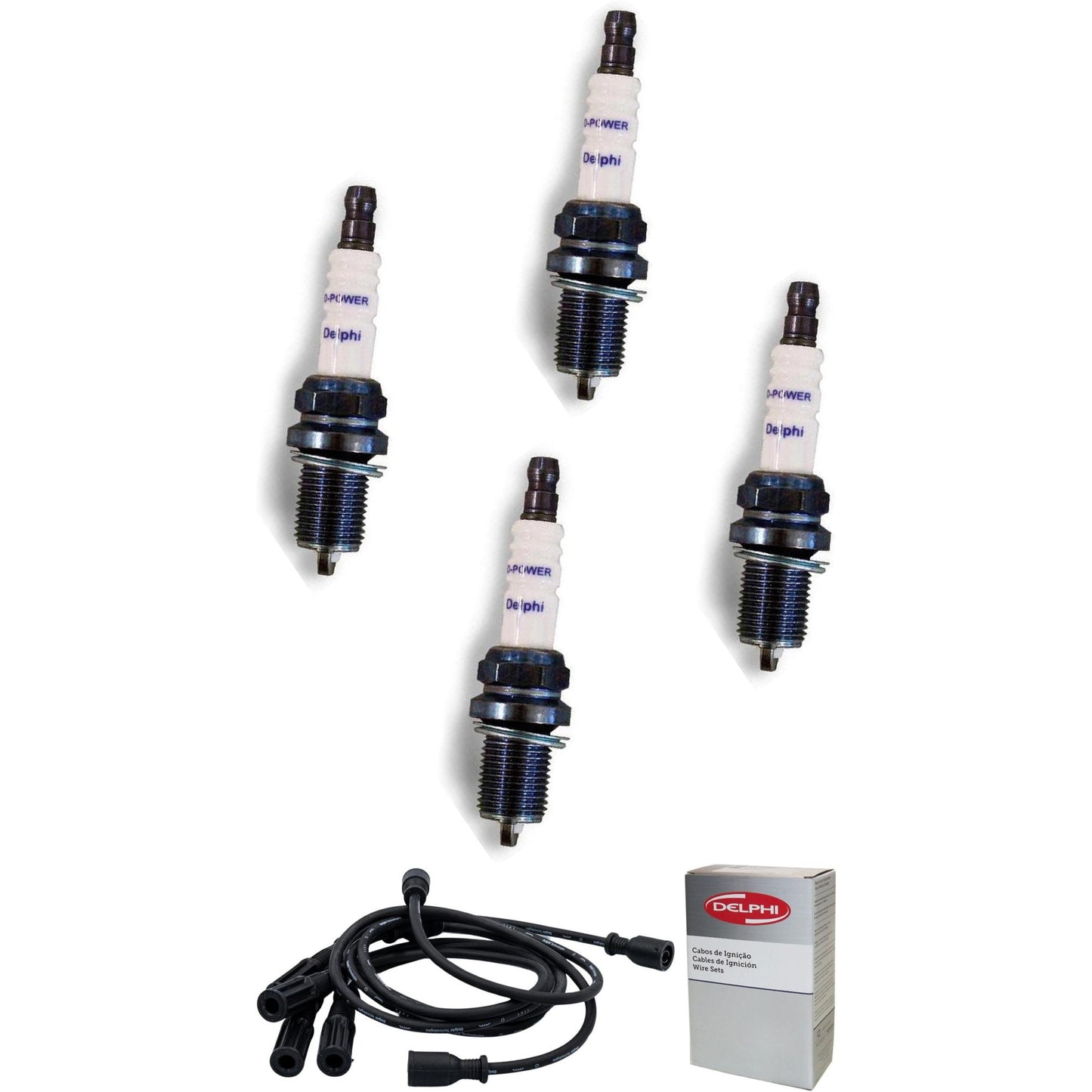 Kit Cabo Vela de Ignição D-Power - Delphi - XH70021/XS10582 - (1)