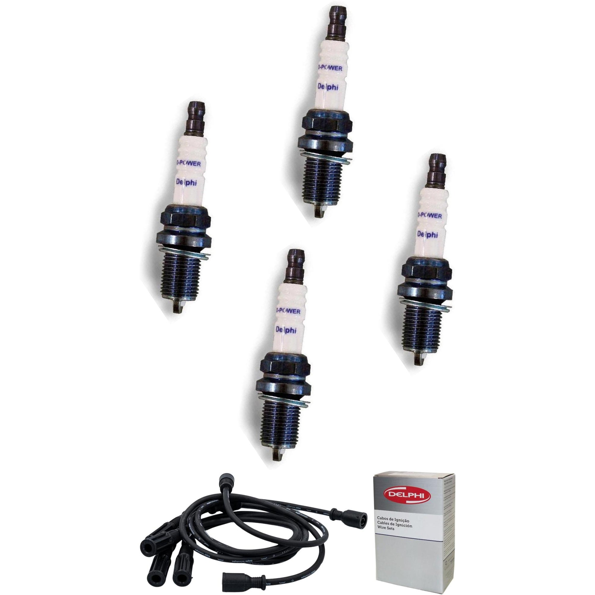 Kit Cabo Vela de Ignição D-Power - Delphi - XH70021/XS10582 - (1)