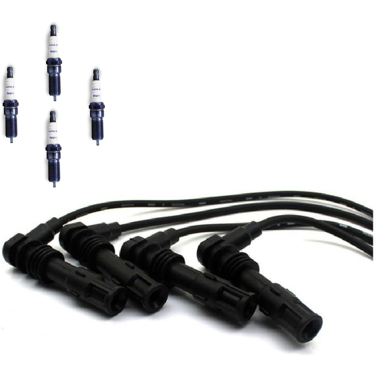 Kit Cabo Vela de Ignição Platinum - Delphi - XH50004/XS10570 - (1)