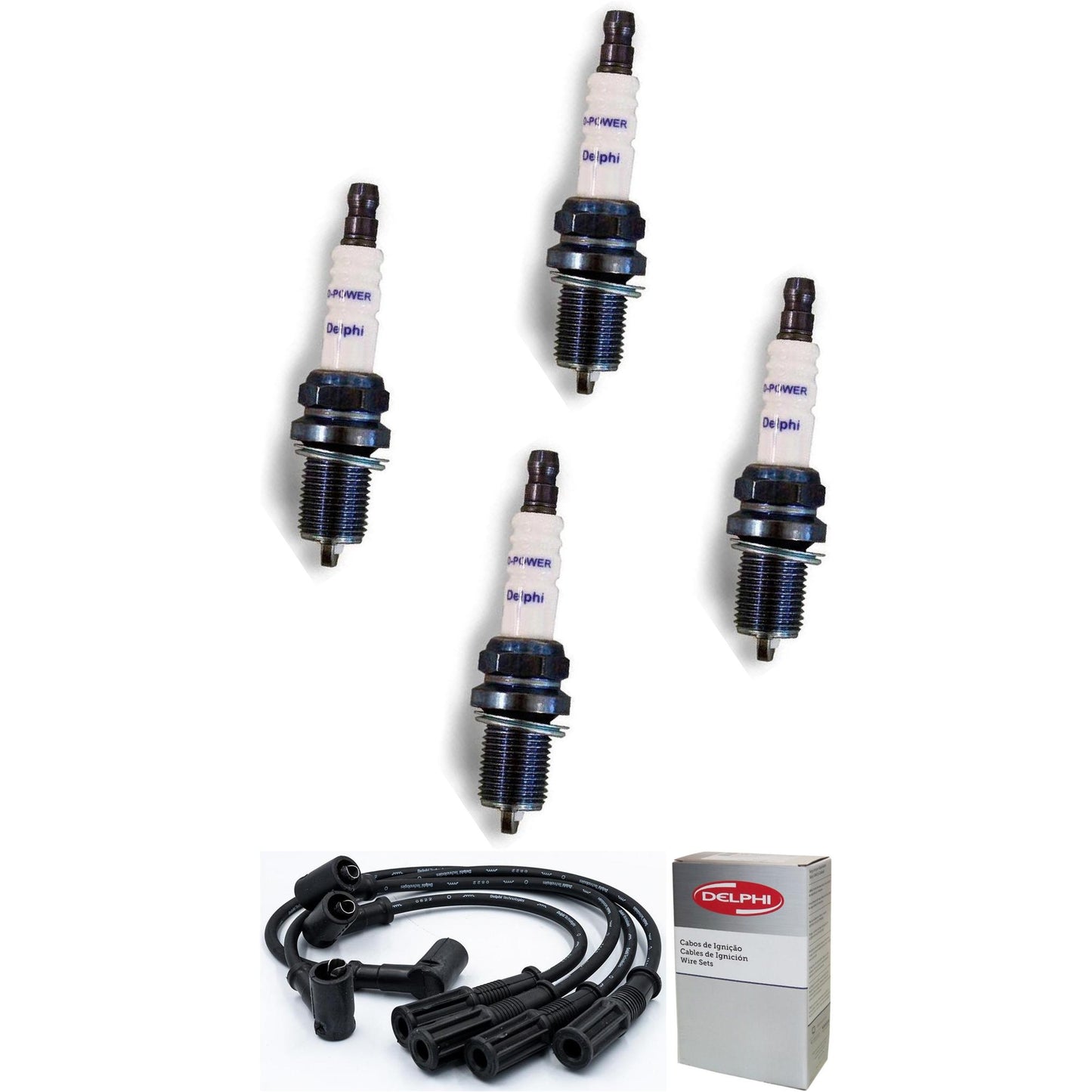 Kit Cabo e Vela de Ignição D-Power - Delphi - XH70032/XS10035 - (1)