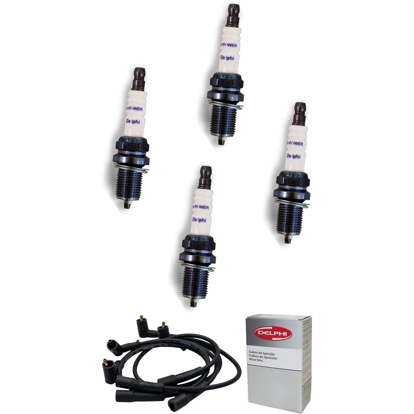 Kit Cabo Vela de Ignição D-Power - Delphi - XH70007/XS10578 - (1)