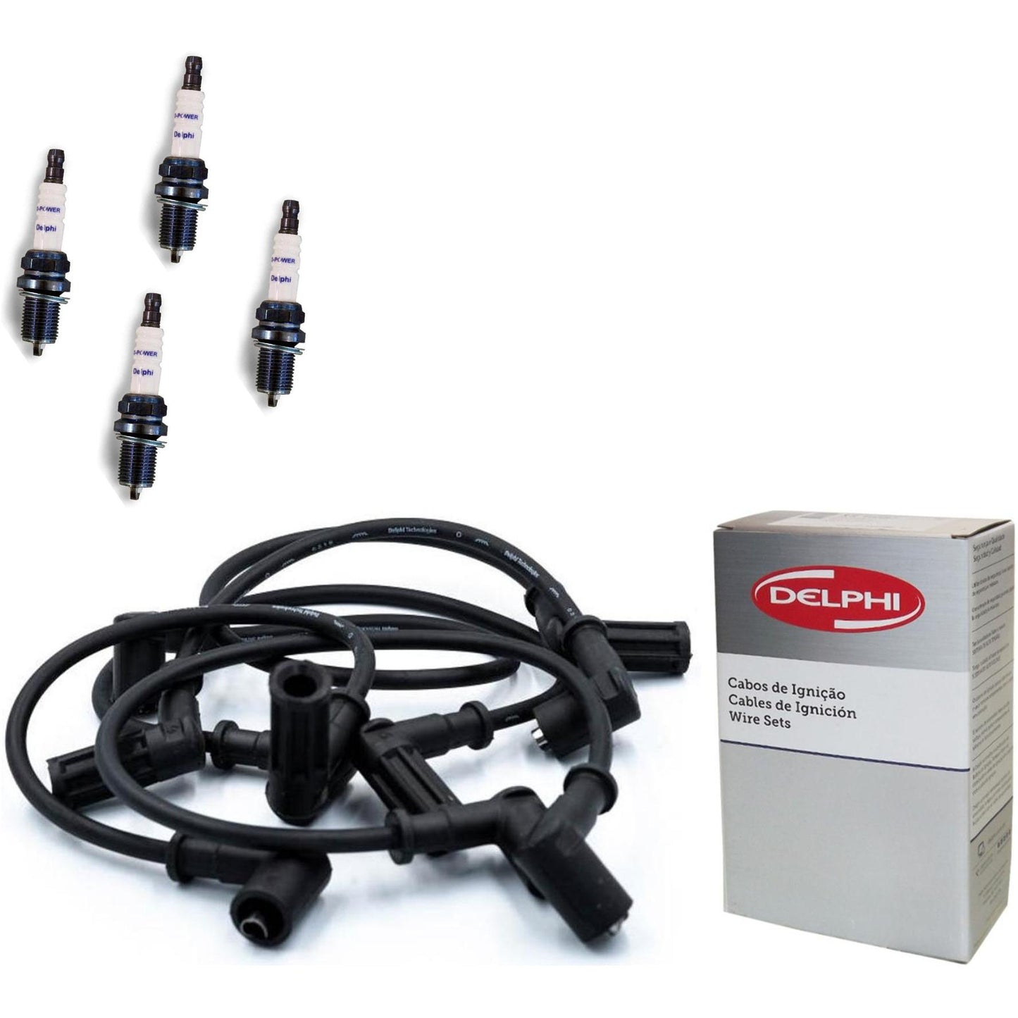 Kit Cabo Vela de Ignição D-Power - Delphi - XH70028/XS10029 - (1)