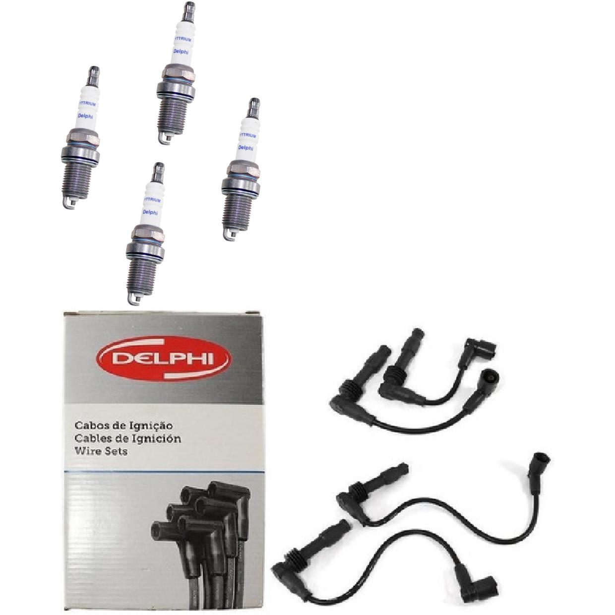 Kit Cabo Vela de Ignição Yttrium - Delphi - XH40008/XS10568 - (1)