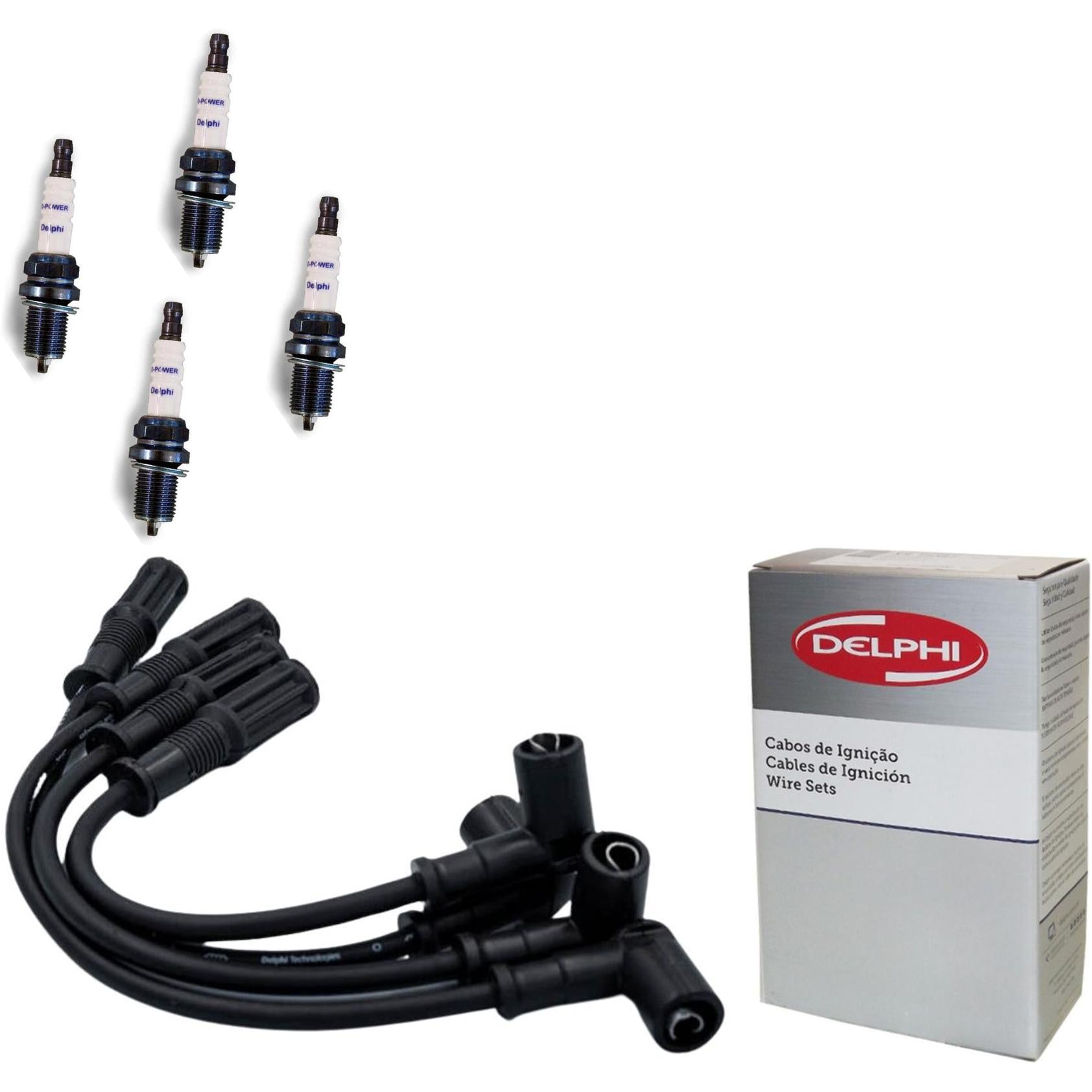 Kit Cabo Vela de Ignição D-Power - Delphi - XH70003/XS10564 - (1)