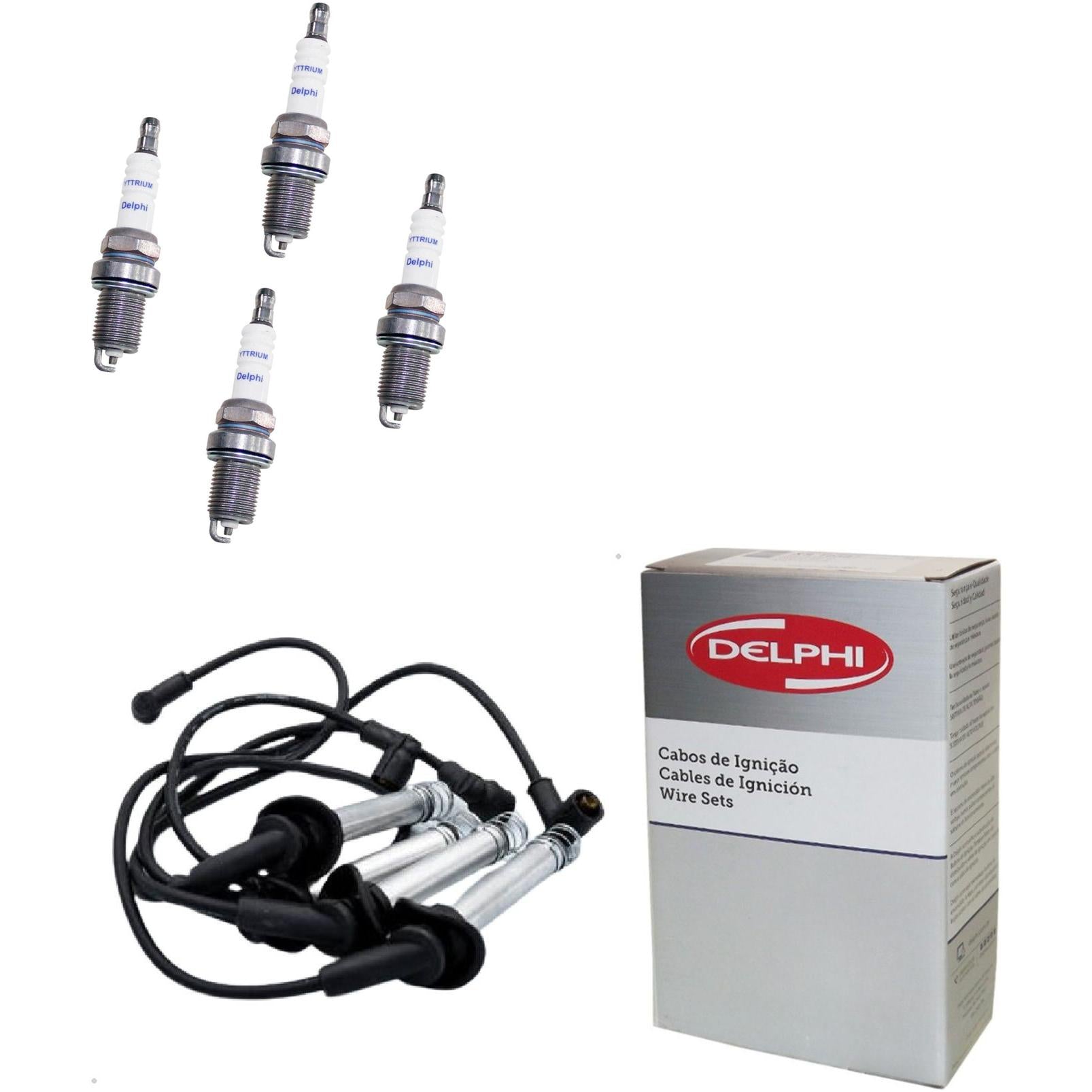Kit Cabo e Vela de Ignição Yttrium - Delphi - XH40007/XS10152 - (1)