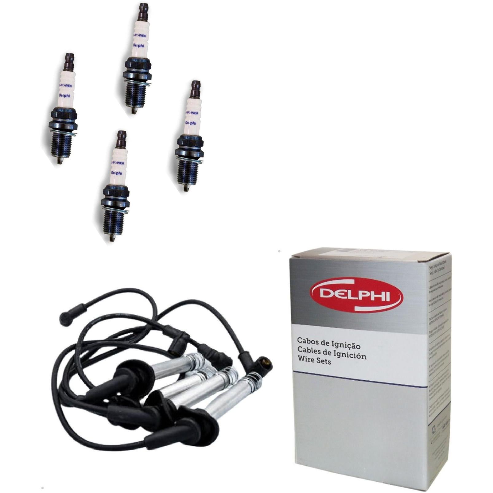 Kit Cabo Vela de Ignição D-Power - Delphi - XH70007/XS10152 - (1)