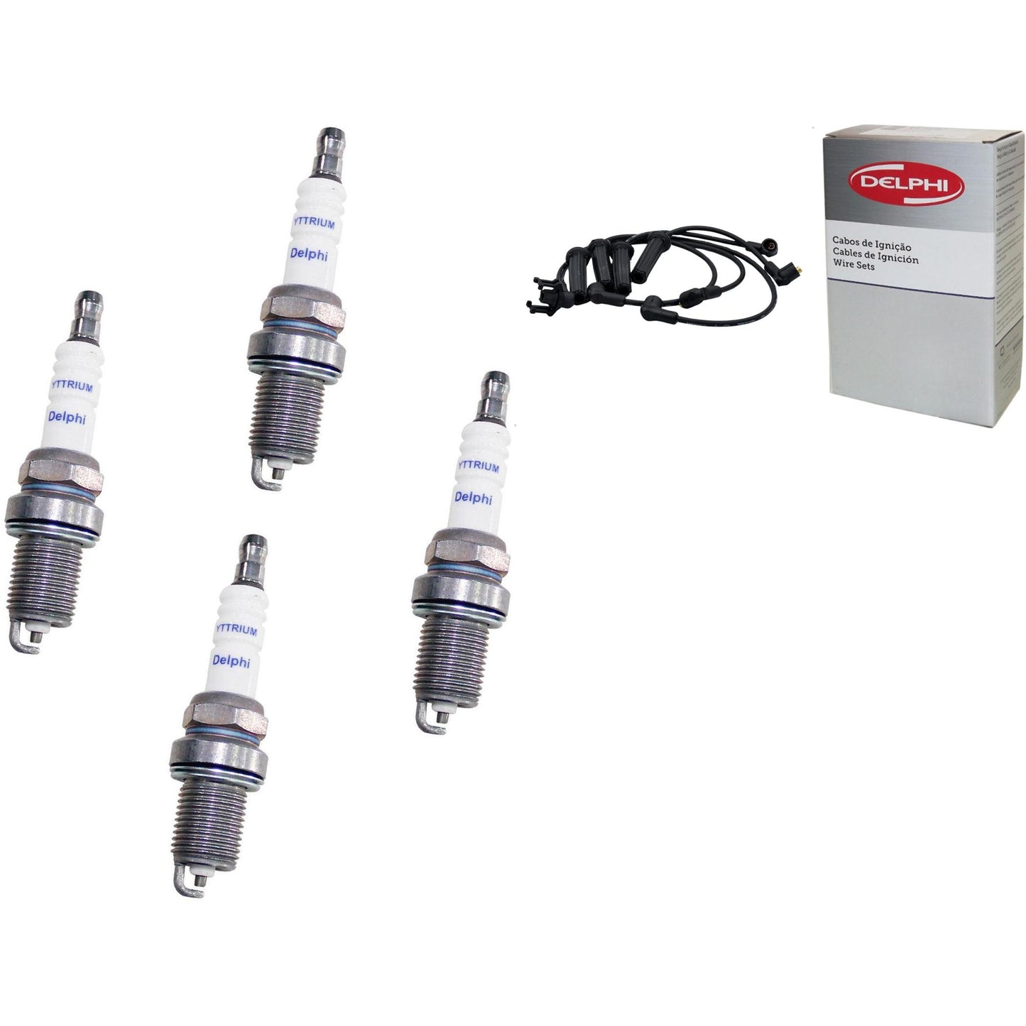 Kit Cabo Vela de Ignição Yttrium - Delphi - XH40005/XS10569 - (1)