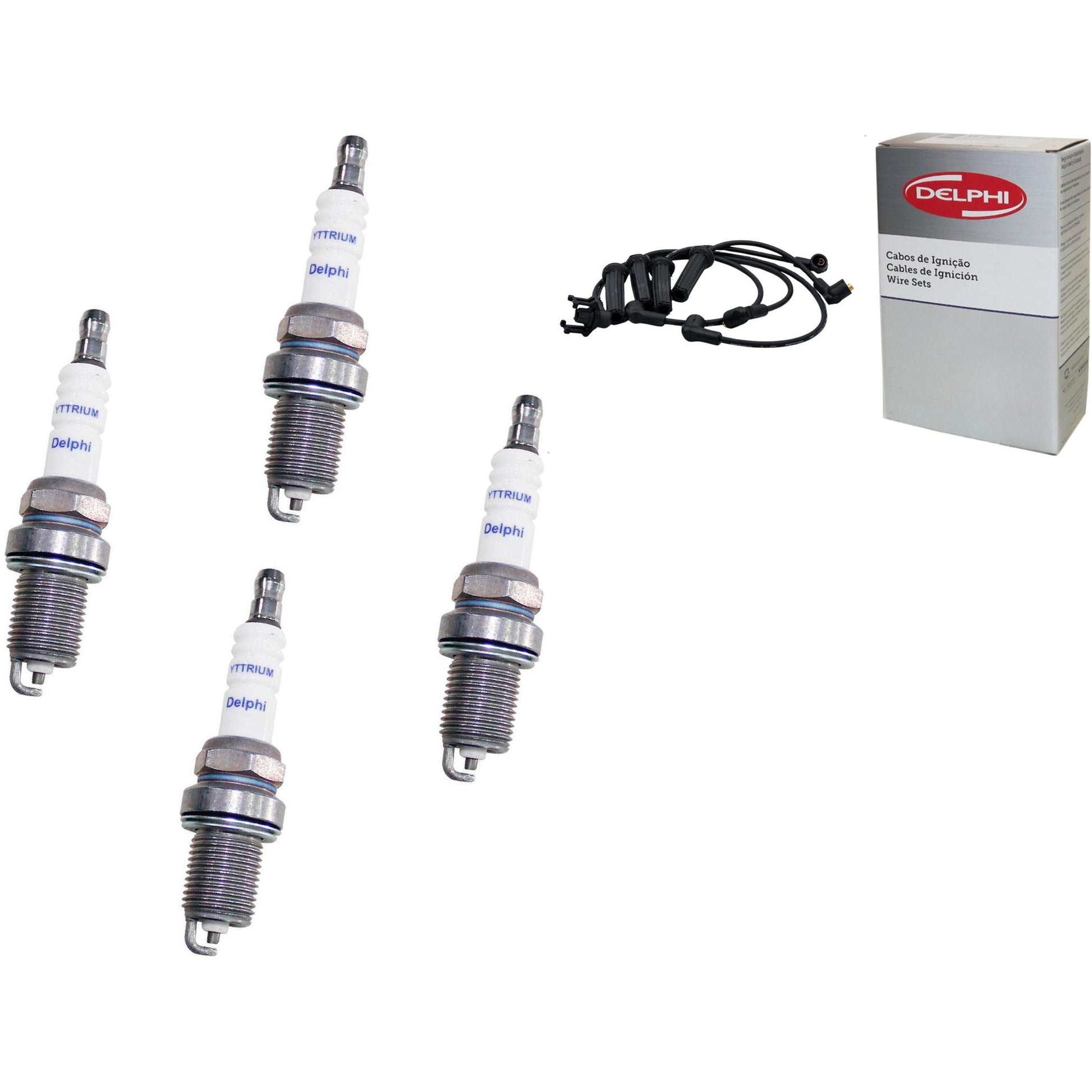 Kit Cabo Vela de Ignição Yttrium - Delphi - XH40005/XS10569 - (1)