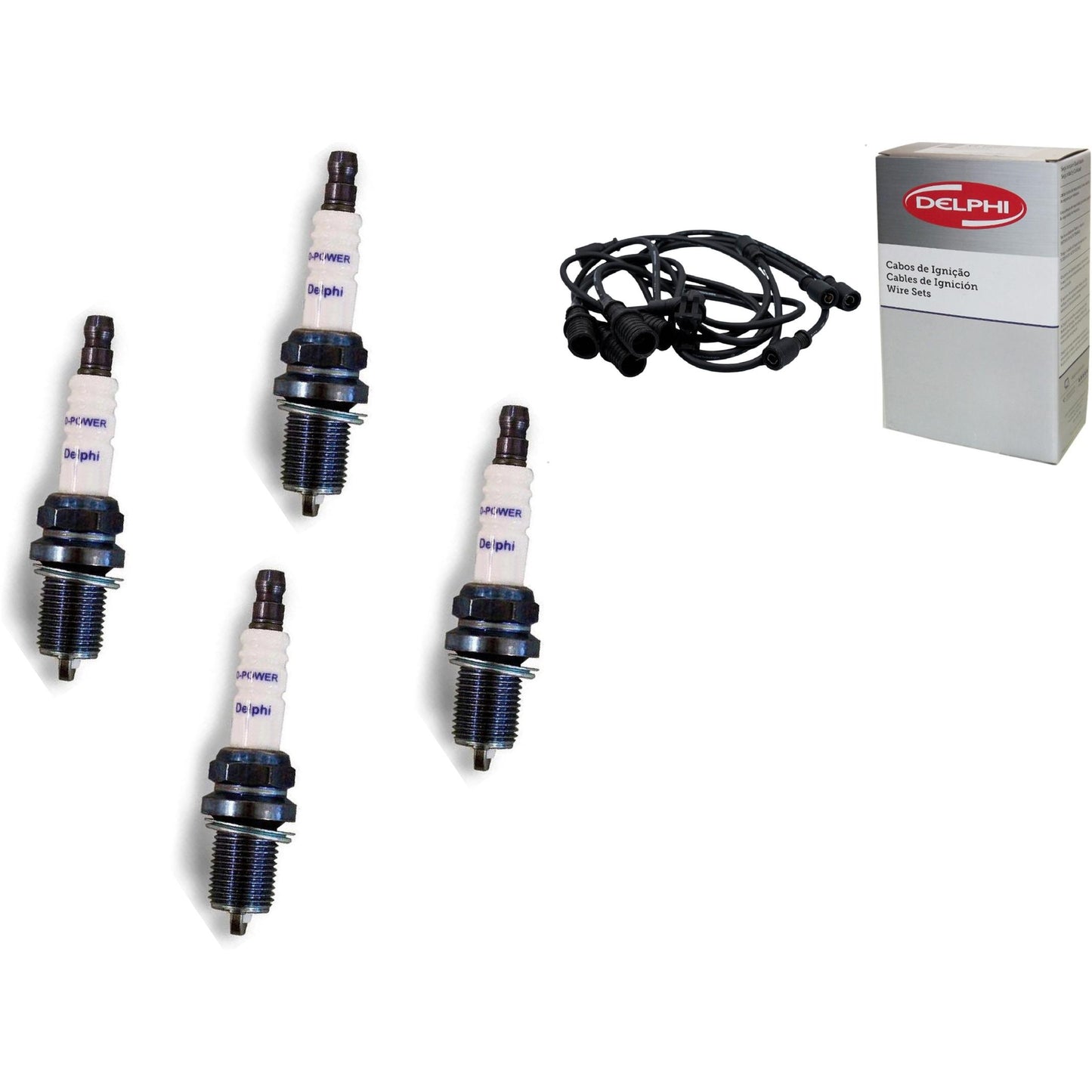 Kit Cabo Vela de Ignição D-Power - Delphi - XH70022/XS10175 - (1)