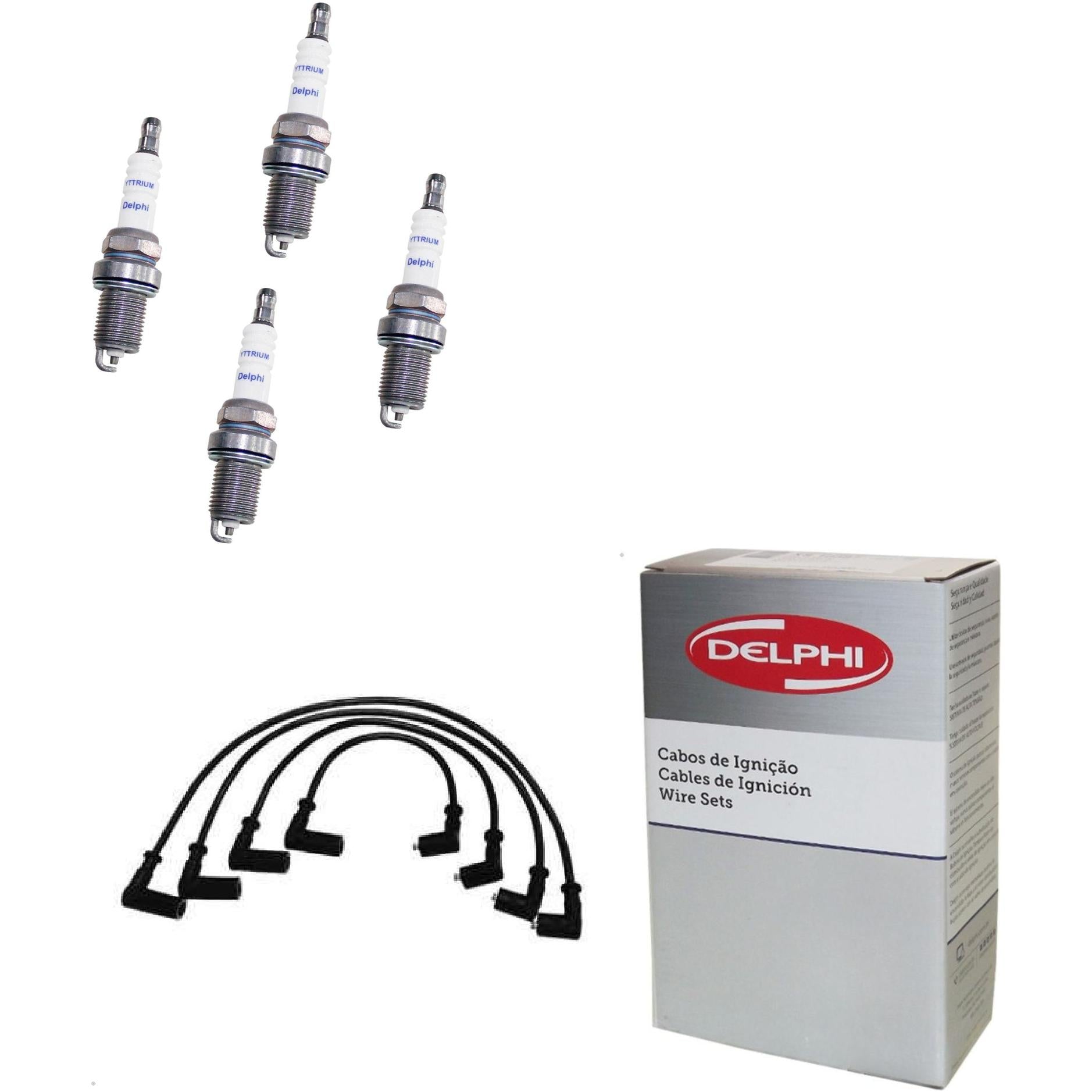 Kit Cabo Vela de Ignição Yttrium - Delphi - XH40008/XS10061 - (1)