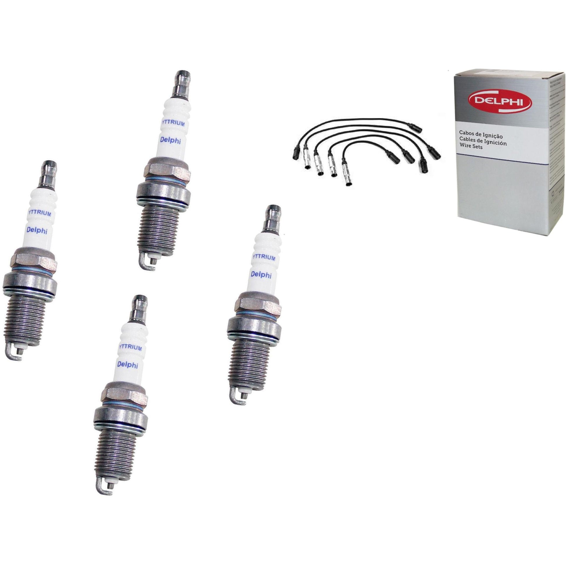 Kit Cabo Vela de Ignição Yttrium - Delphi - XH40005/XS10377 - (1)