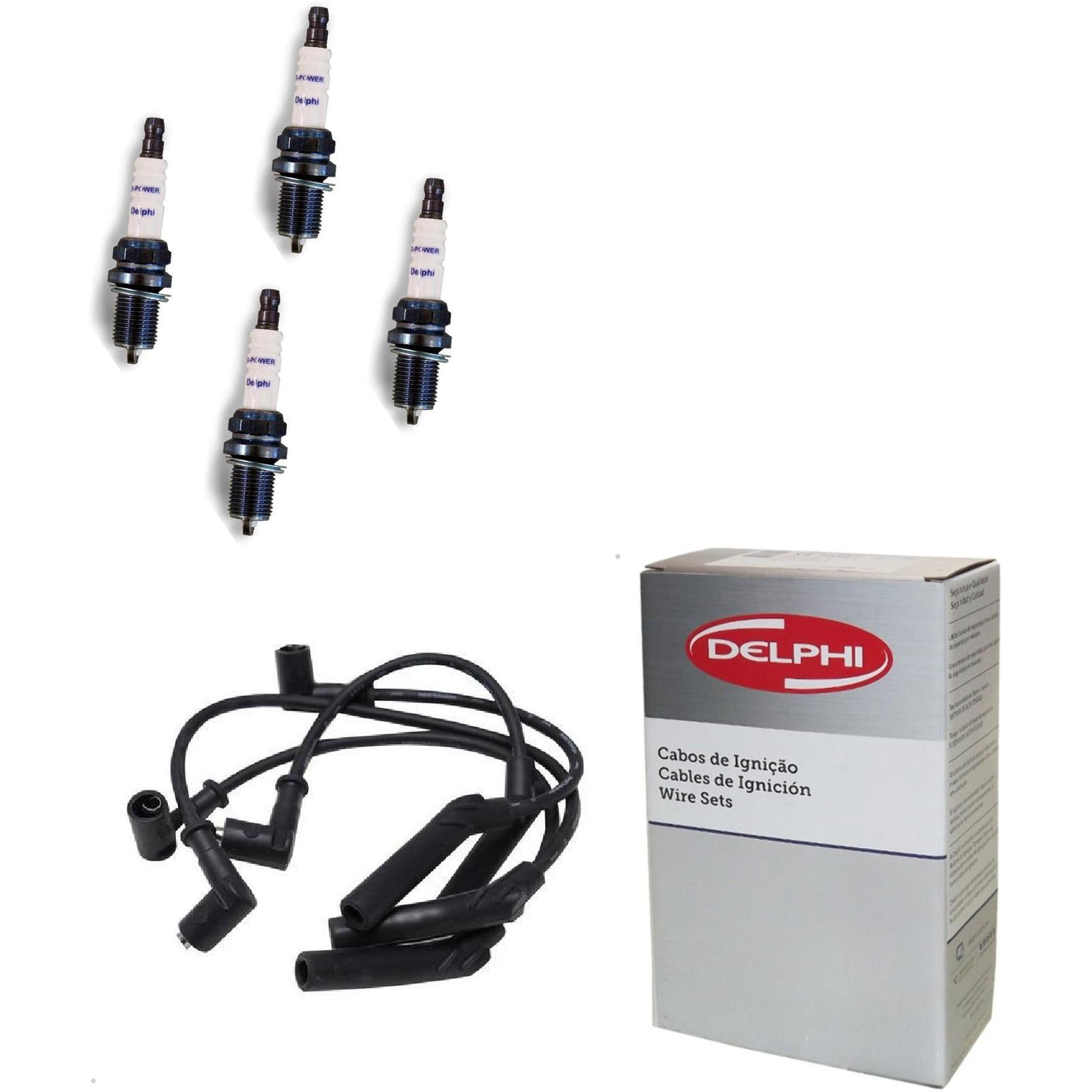 Kit Cabo e Vela de Ignição D-Power - Delphi - XH70016/XS10656 - (1)