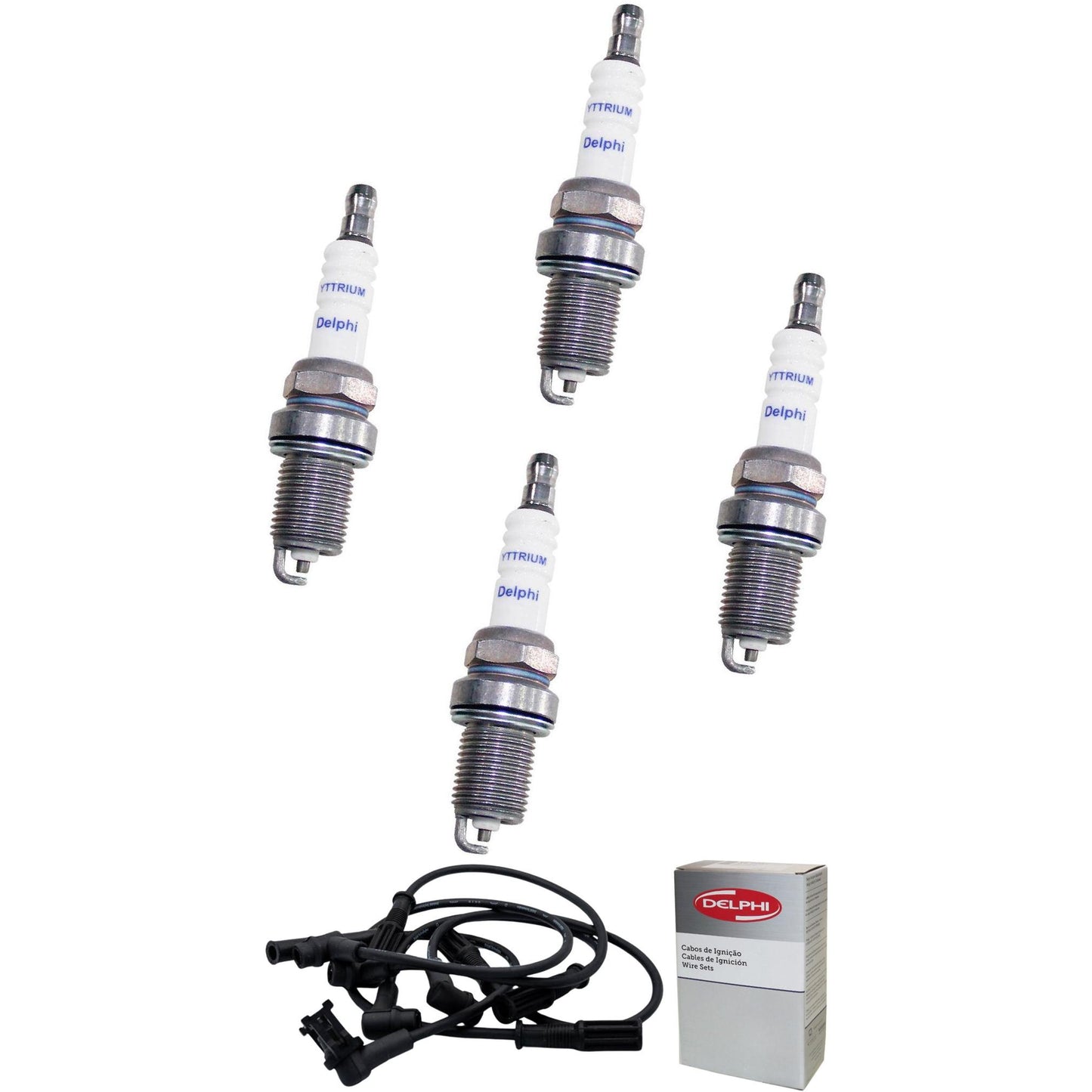 Kit Cabo e Vela de Ignição Yttrium - Delphi - XH40005/XS10179 - (1)