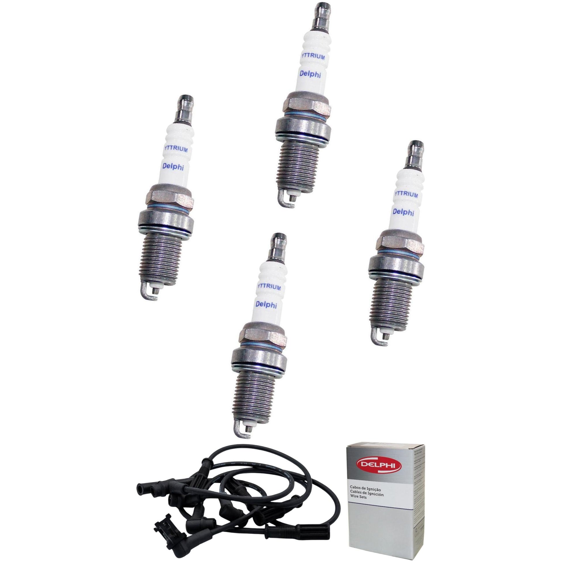 Kit Cabo e Vela de Ignição Yttrium - Delphi - XH40005/XS10179 - (1)