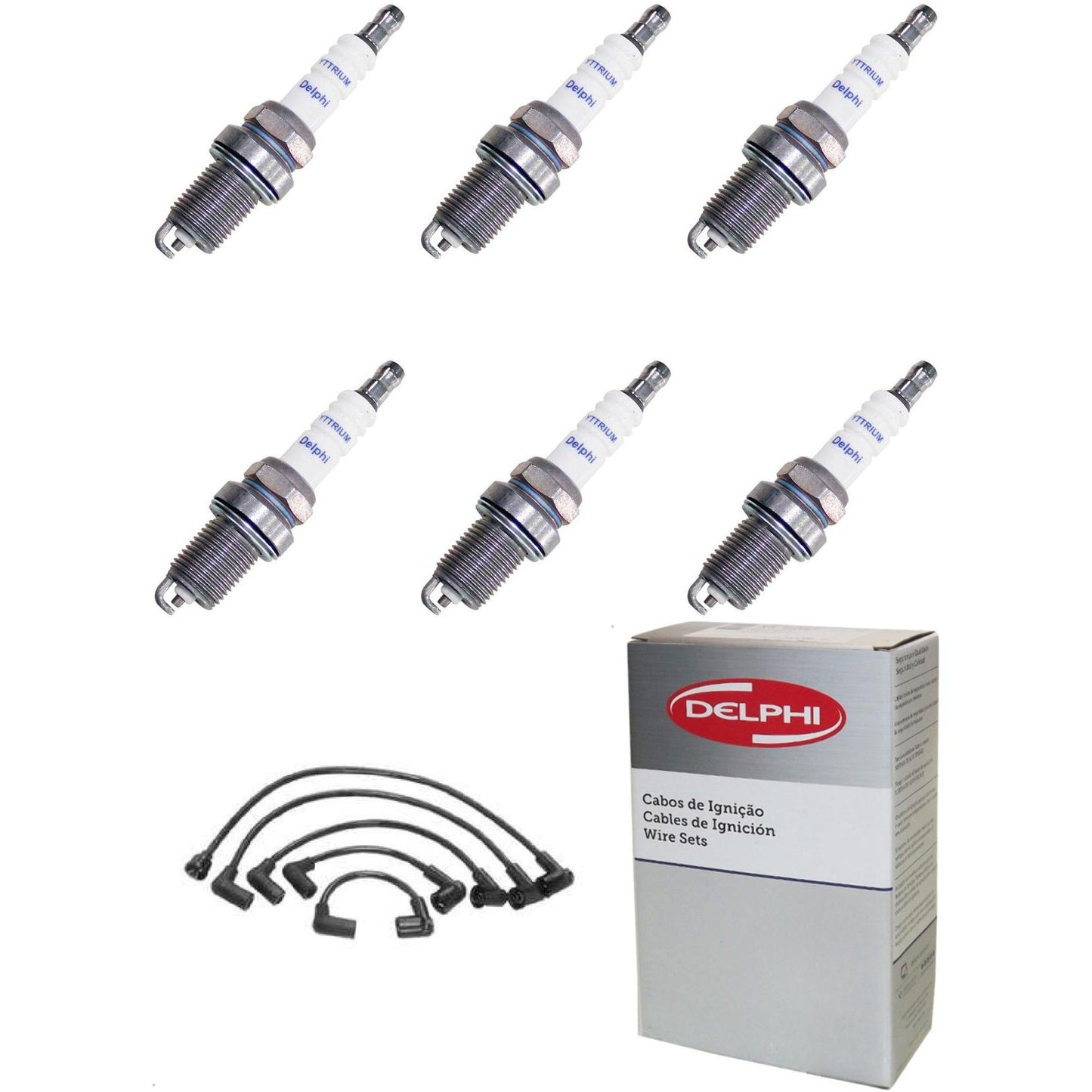 Kit Cabo Vela de Ignição Yttrium - Delphi - XH40003/XS10092 - (1)