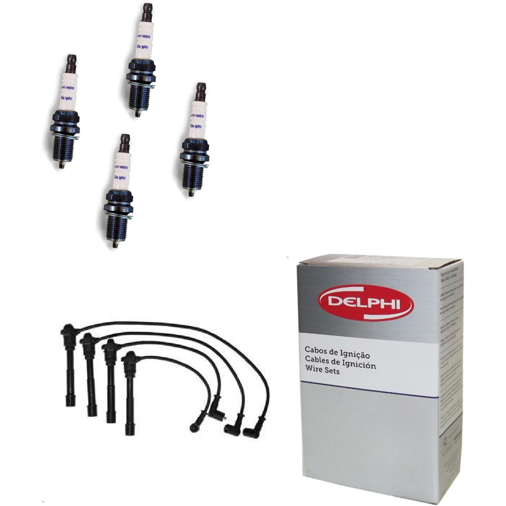 Kit Cabo Vela de Ignição D-Power - Delphi - XH70007/XS10556 - (1)