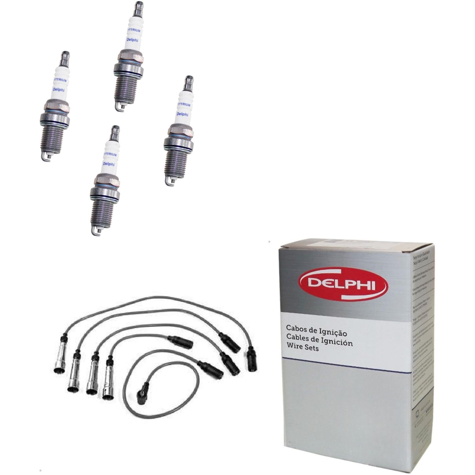 Kit Cabo Vela de Ignição Yttrium - Delphi - XH40003/XS10378 - (1)